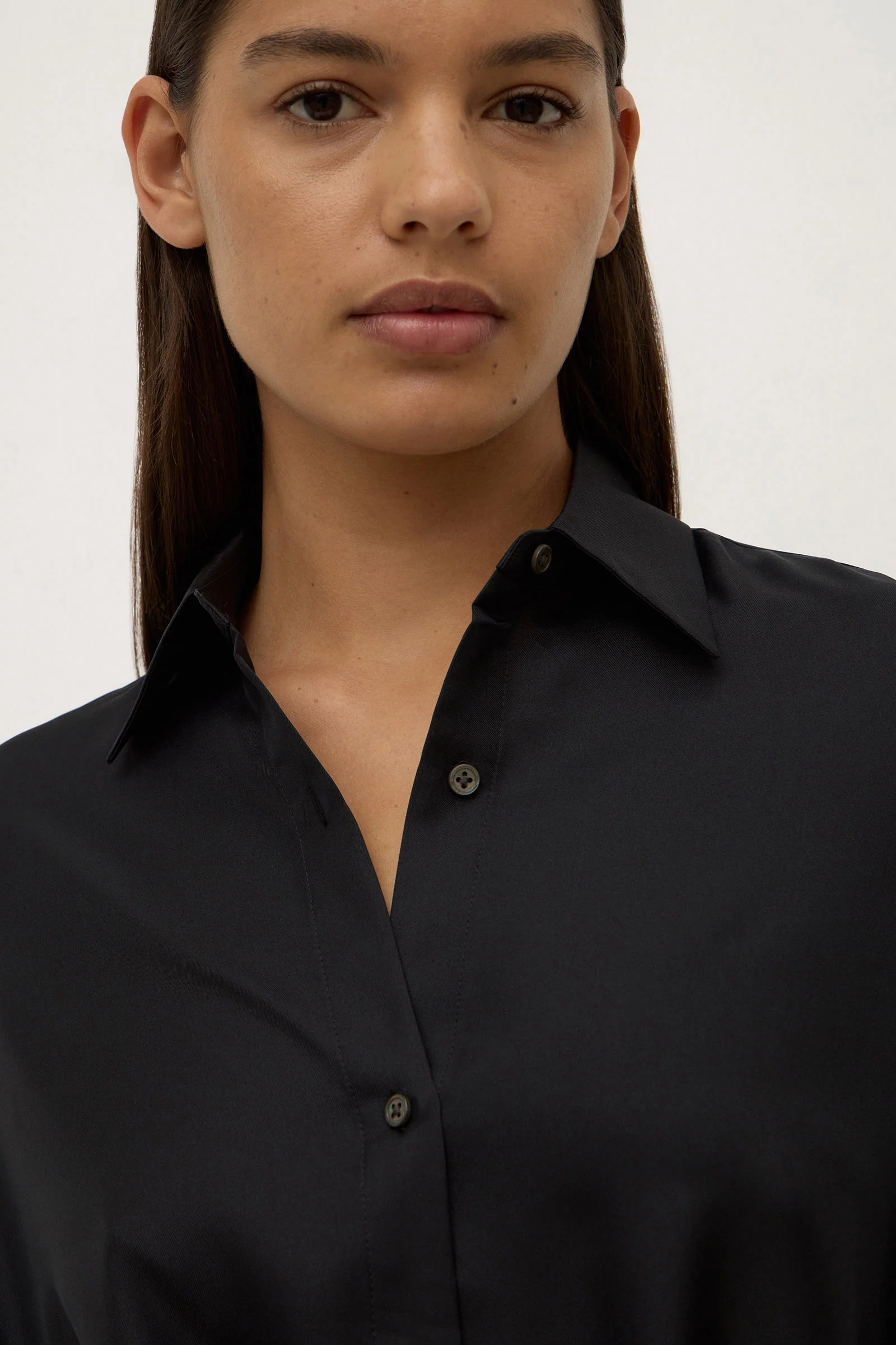 Amelie Silk Shirt Dress - Image 5