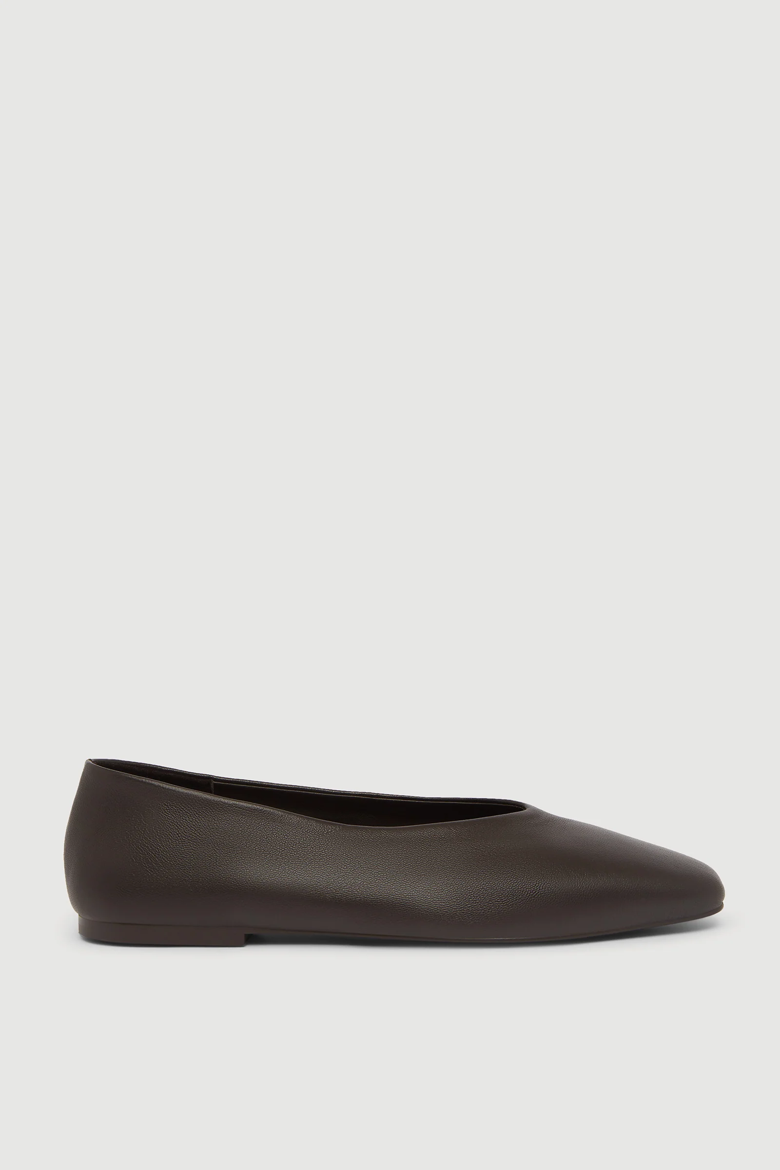 Andrea Leather Ballet Flat
