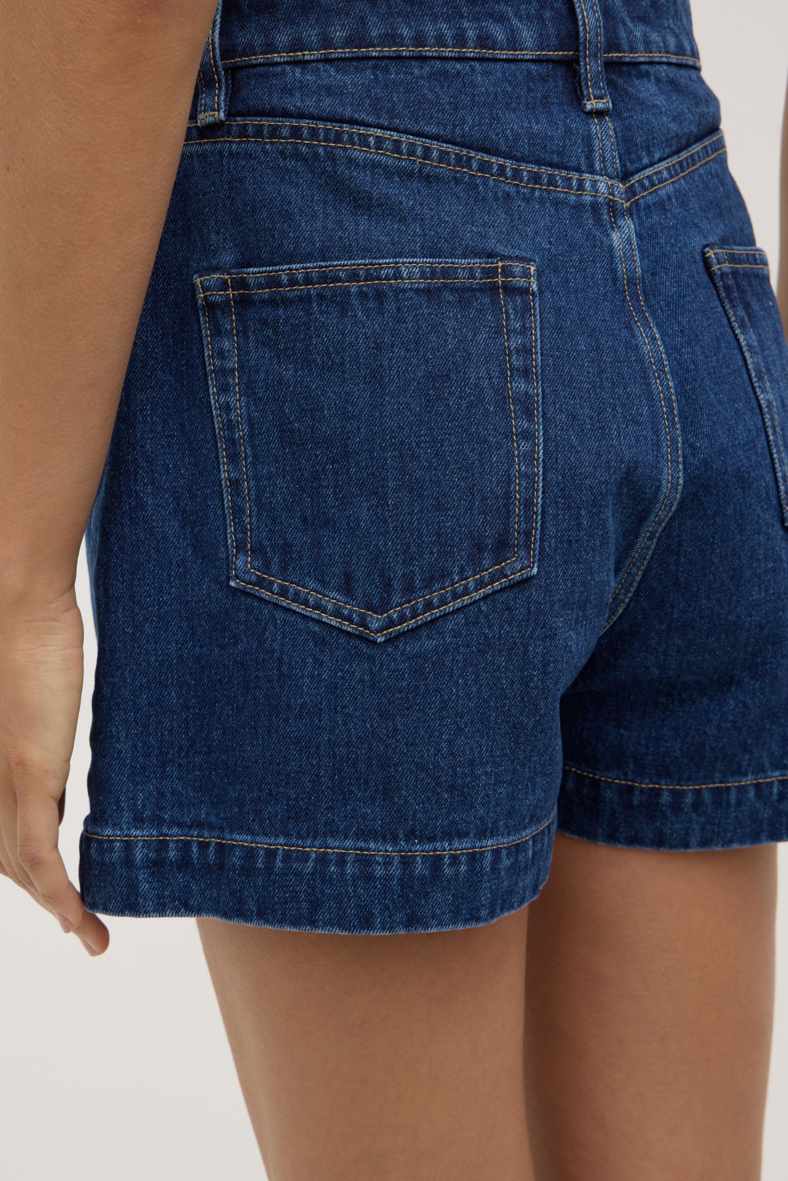 Boxy Denim Short - Image 5