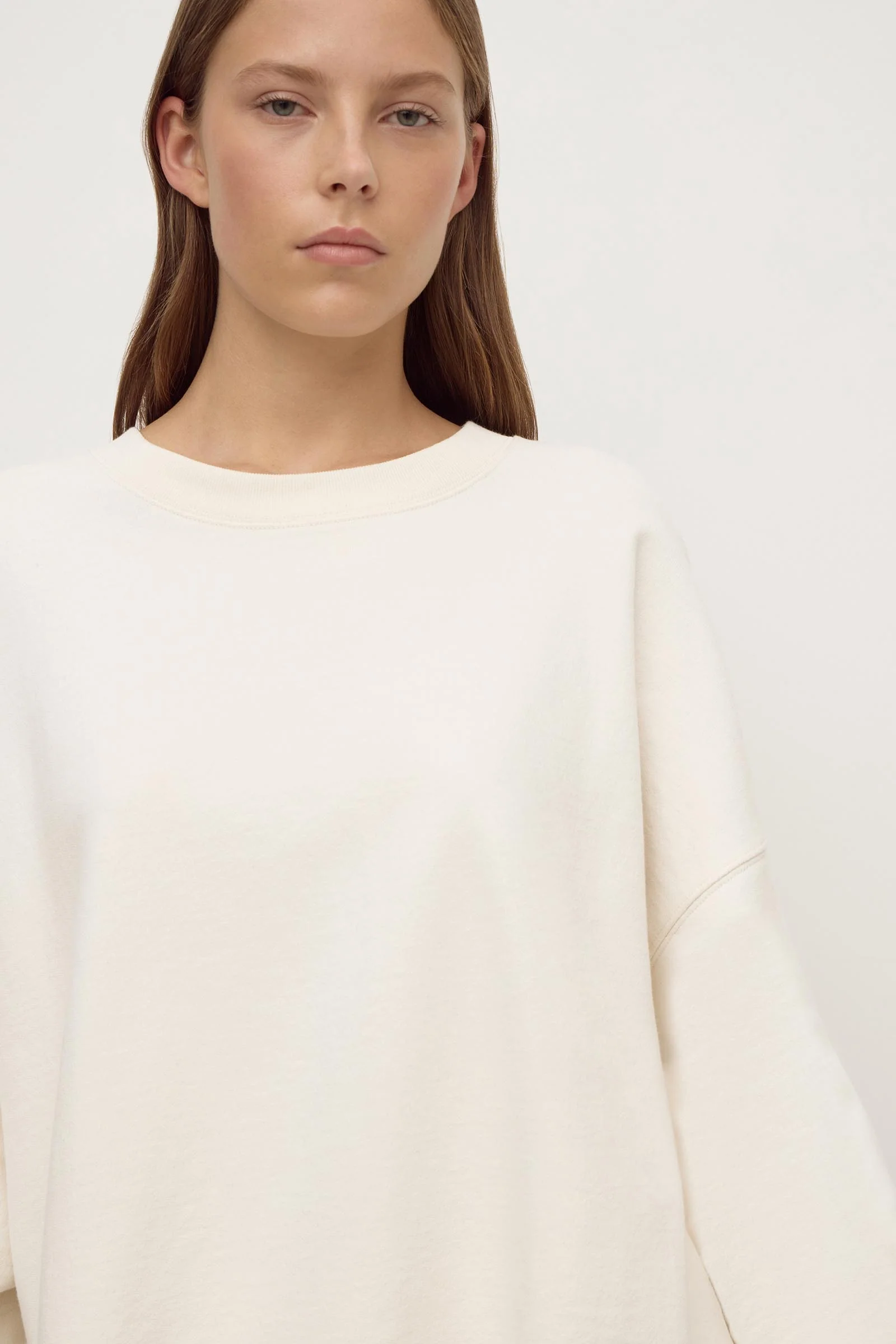 Brushed Cotton Lounge Sweater - Image 2