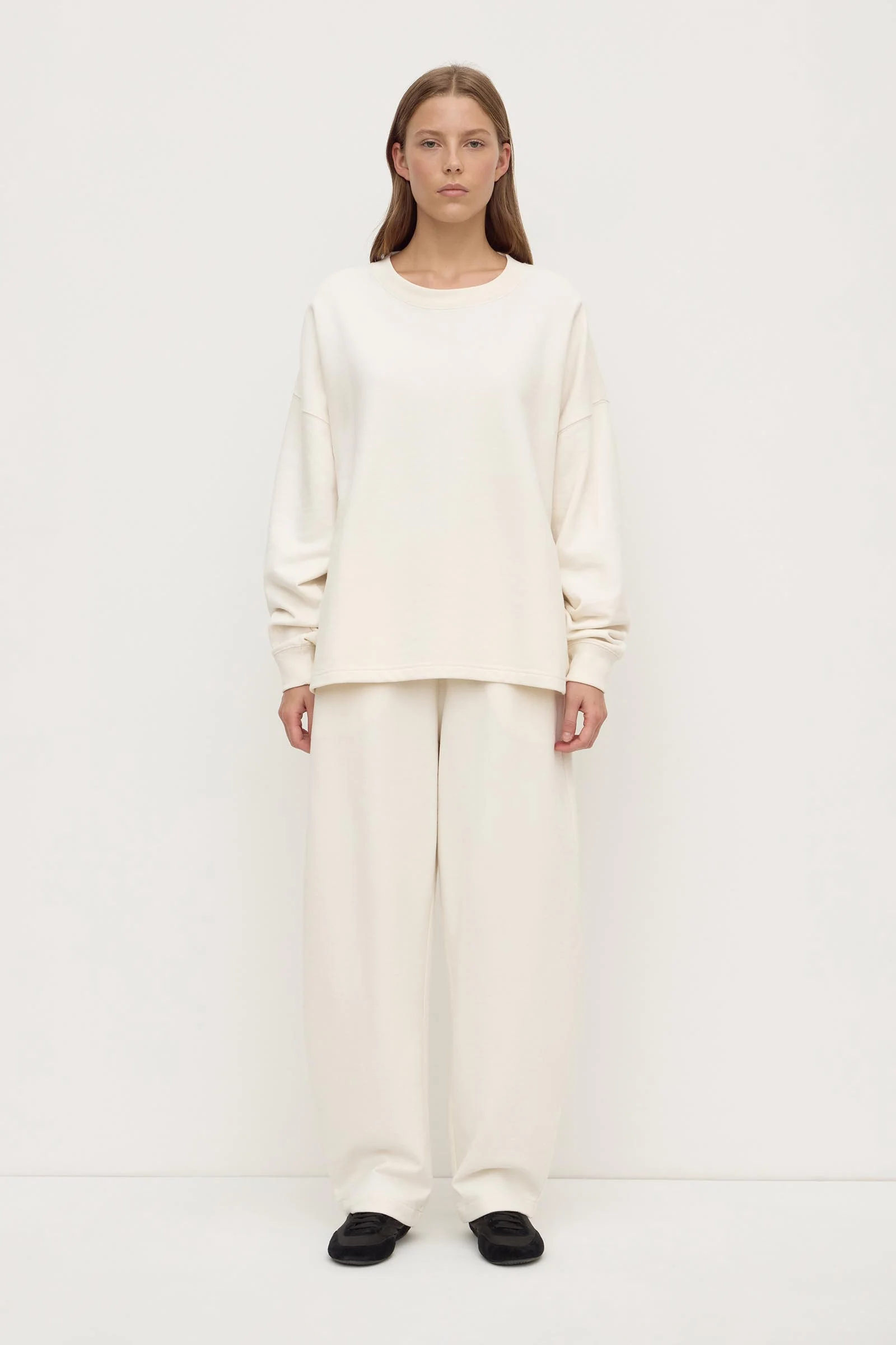 Brushed Cotton Lounge Sweater - Image 3