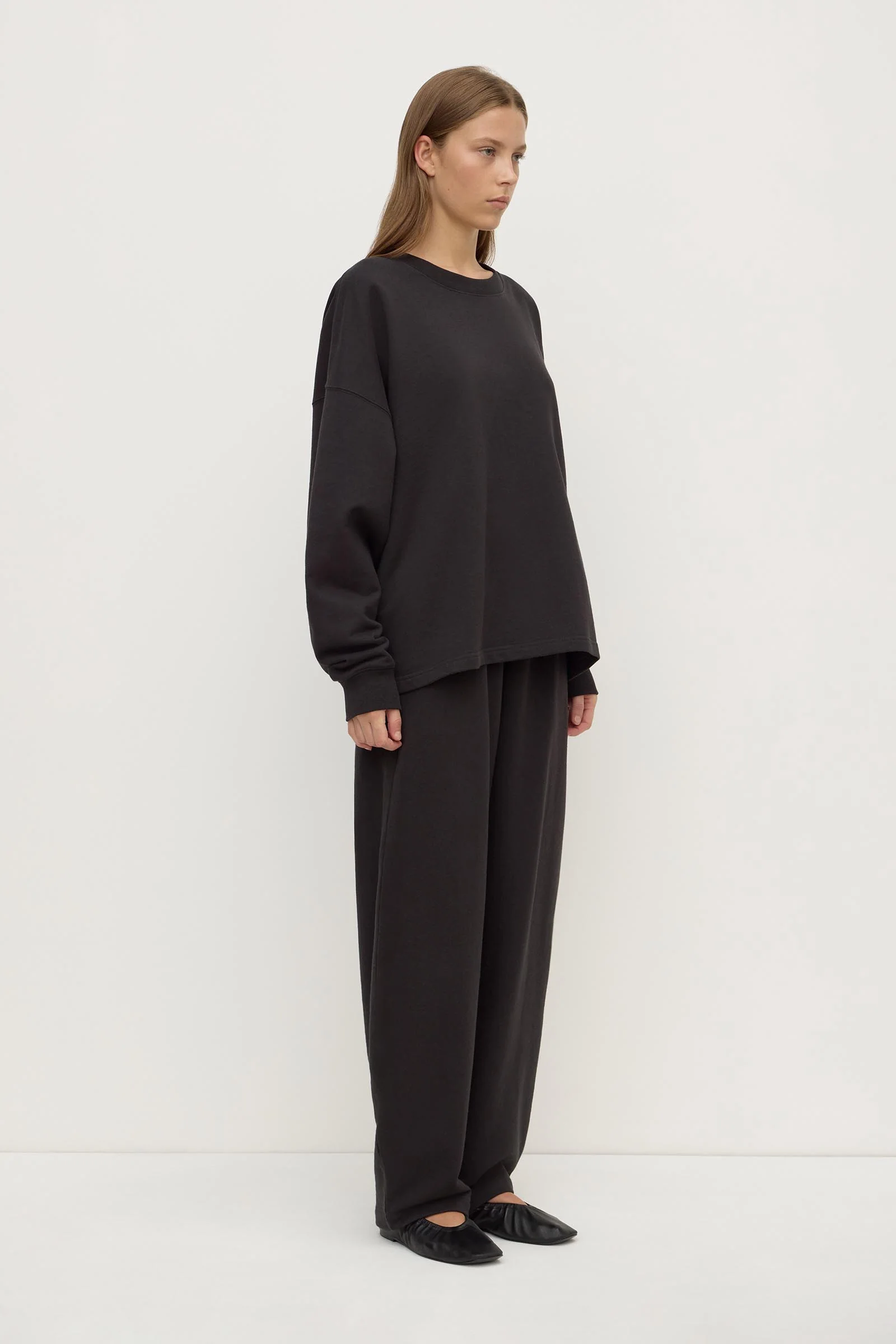 Brushed Cotton Lounge Sweater - Image 4