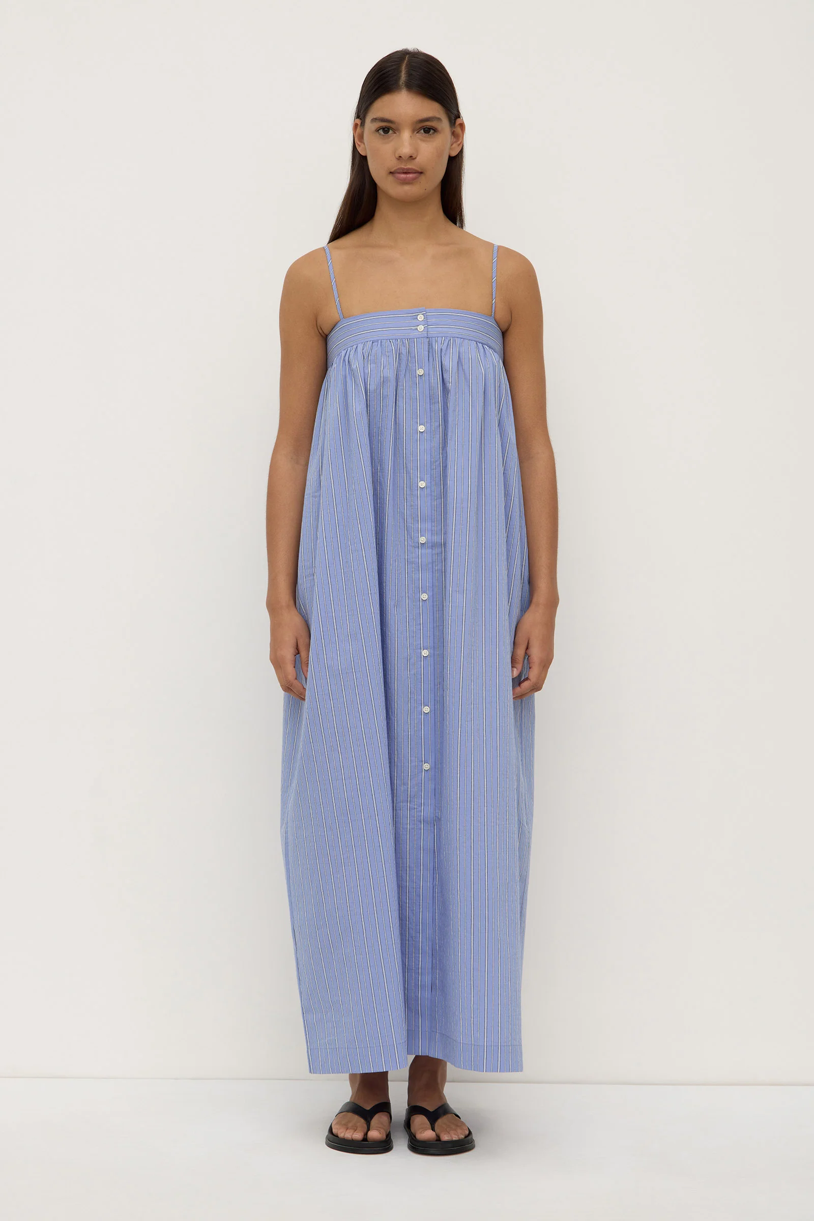 Erina Stripe Maxi Dress