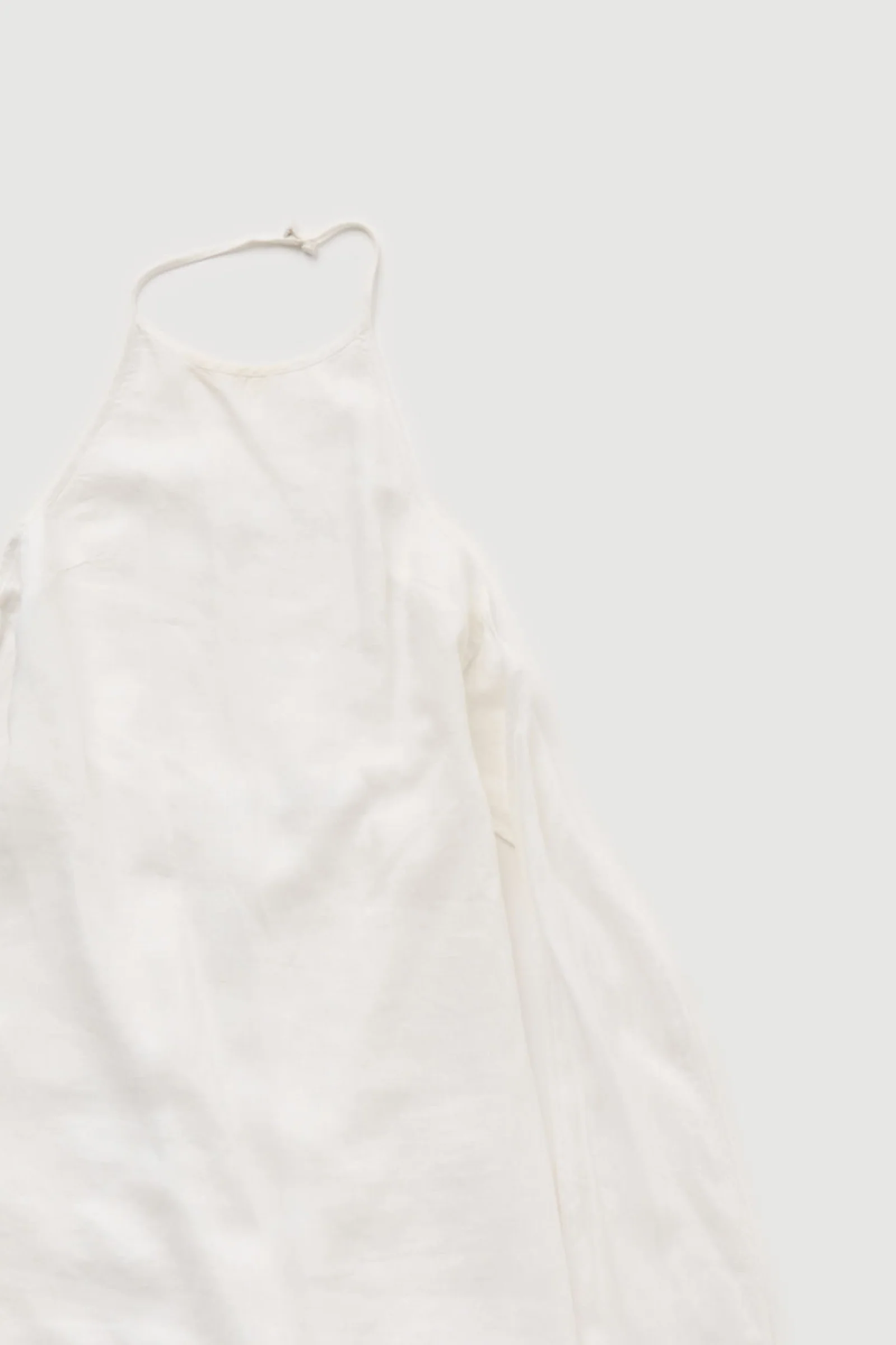 Re-Worn Womens Linen Textured Halter Dress - Image 2