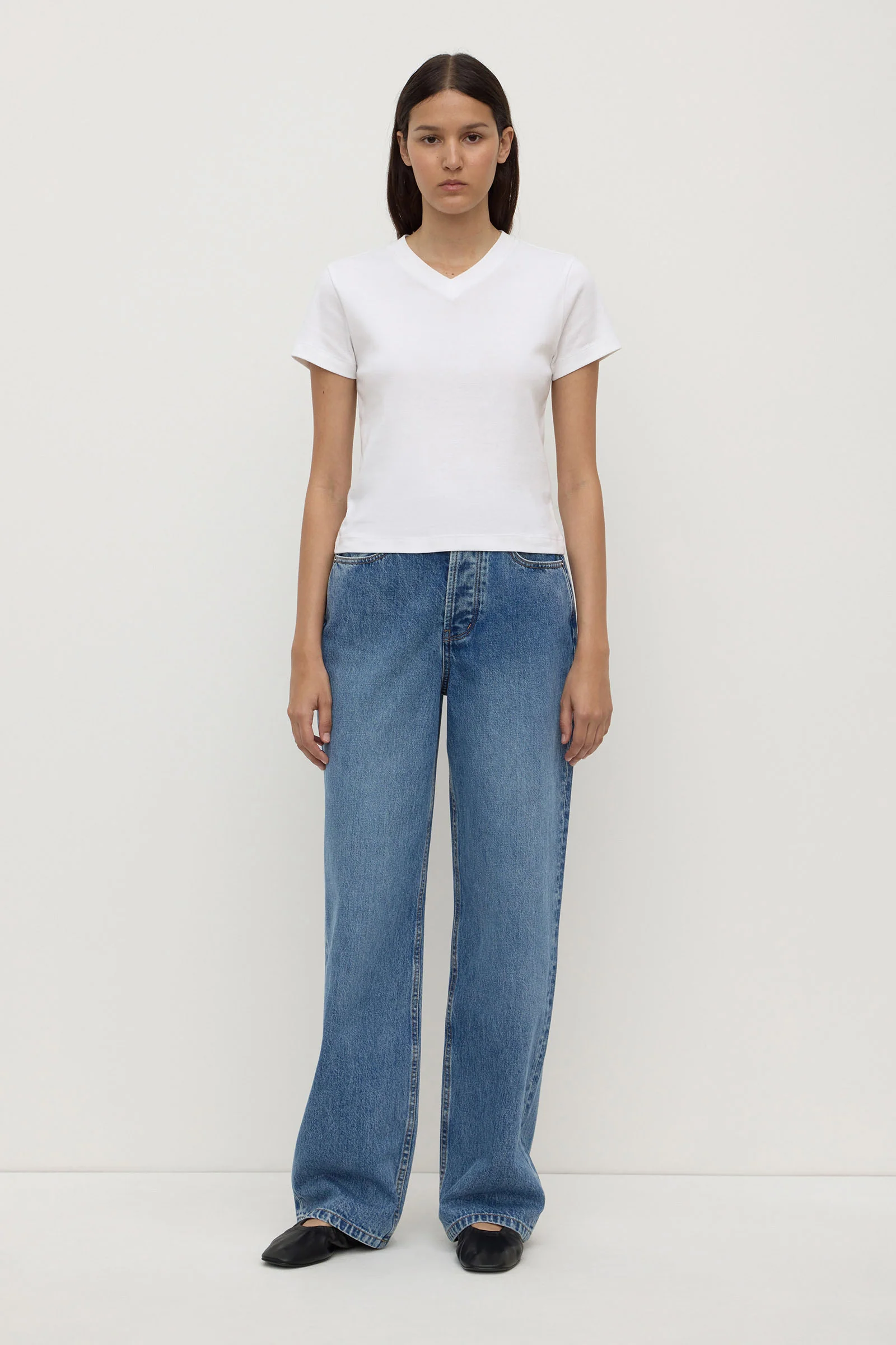 High Rise Straight Jean