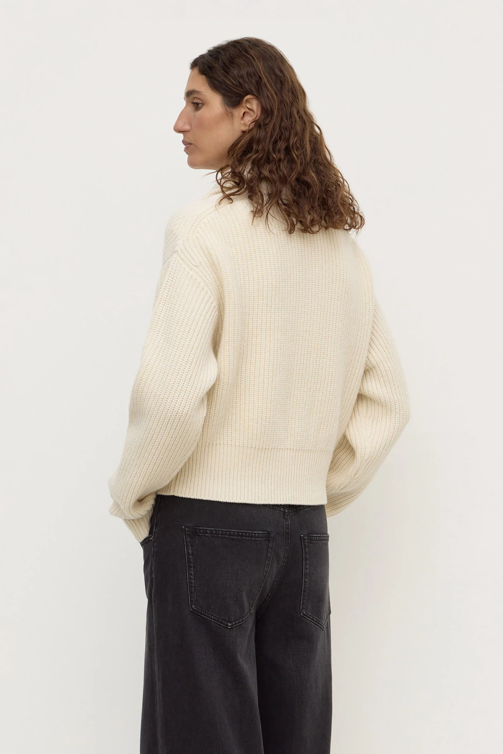 Kaia Wool Zip Sweater - Image 6