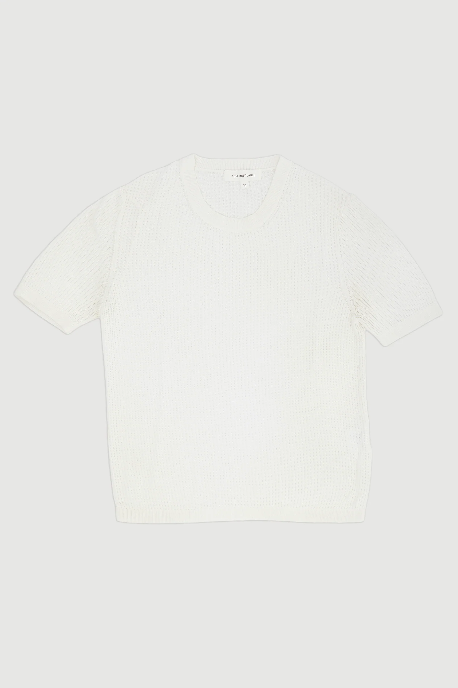 Re-Worn Womens Cotton Blend Textured Knit Shirt