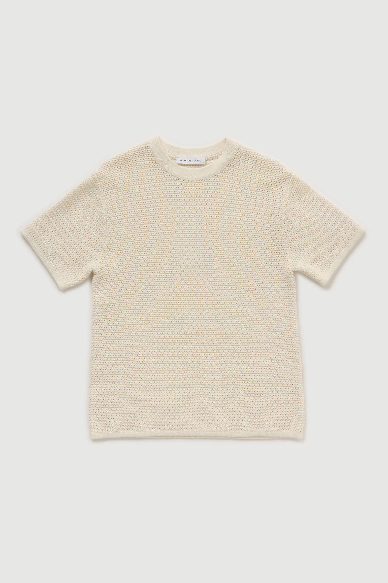 Re-Worn Womens Cotton Blend Textured Knit Shirt