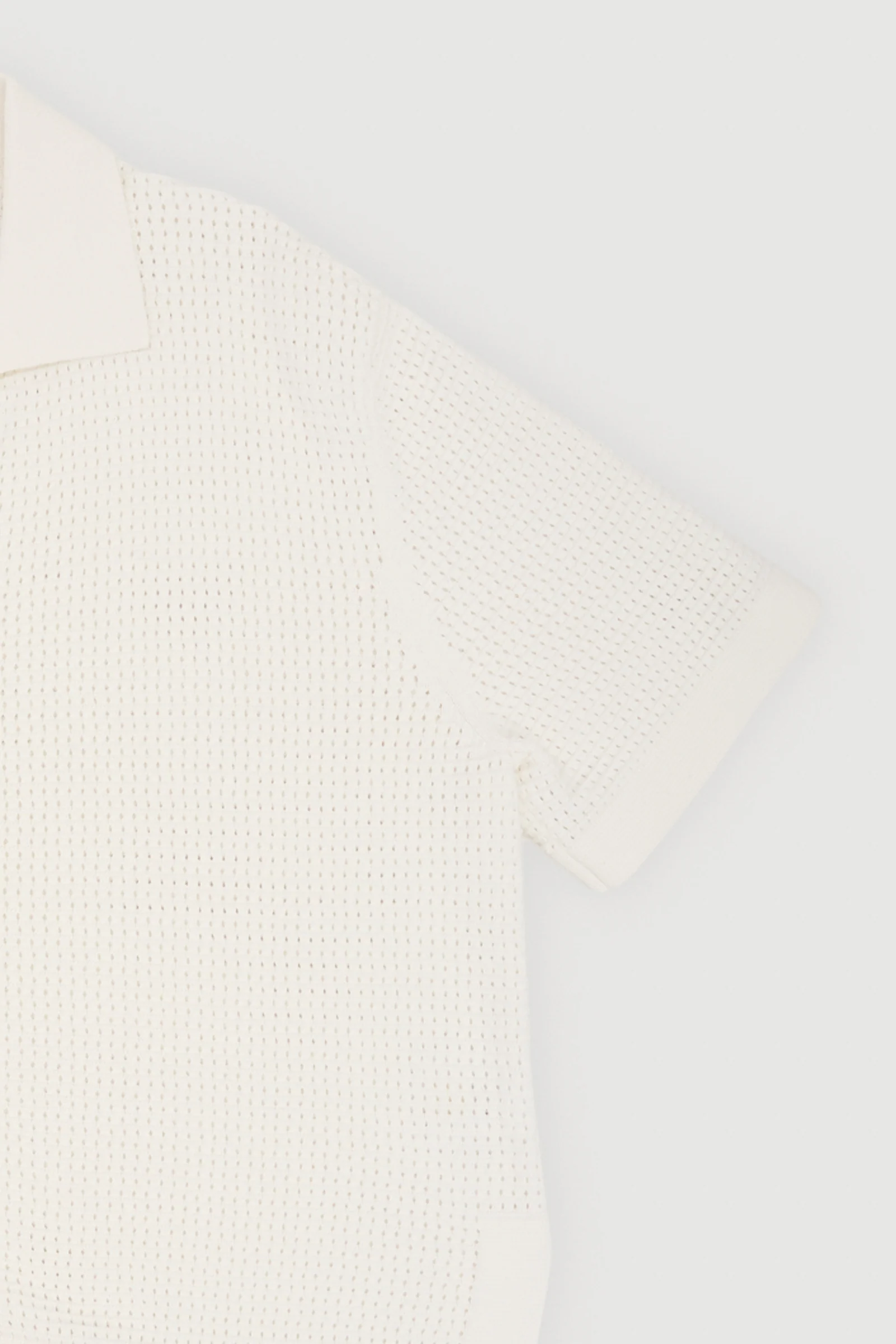 Re-Worn Womens Cotton Textured Knit Shirt - Image 2