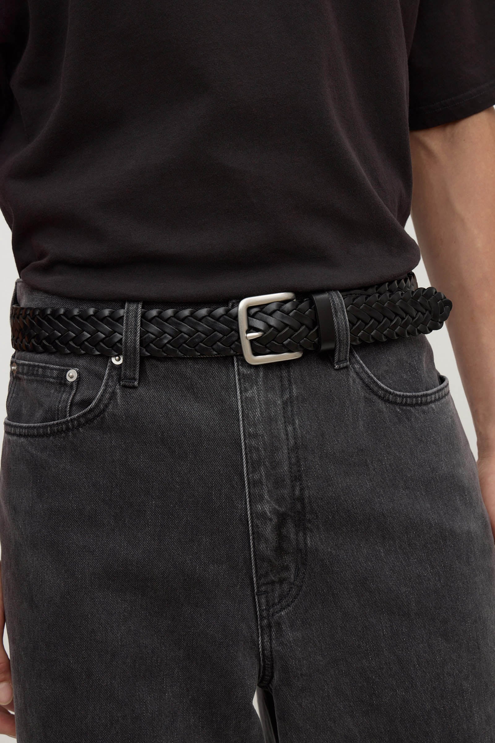 Leather Braided Belt - Image 2