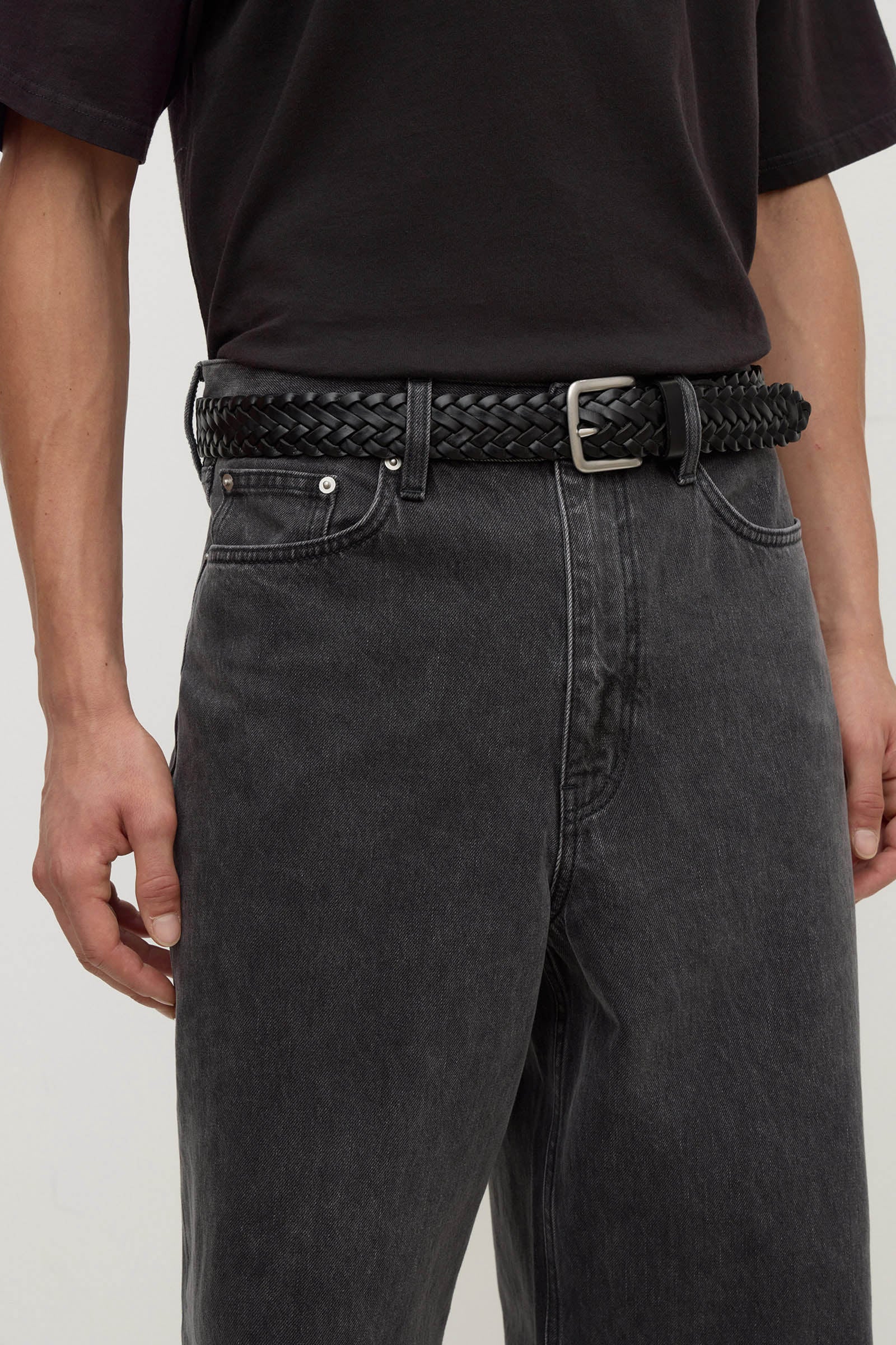 Leather Braided Belt - Image 4
