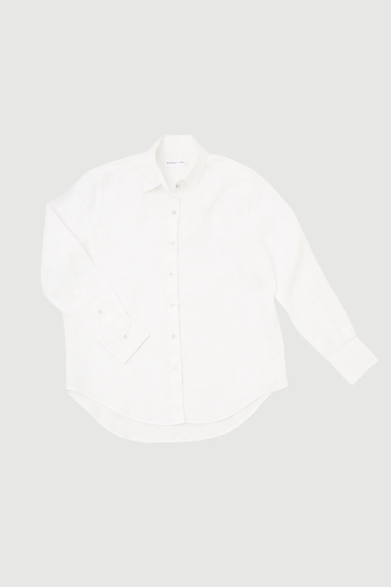 Re-Worn Womens Linen Long Sleeve Shirt