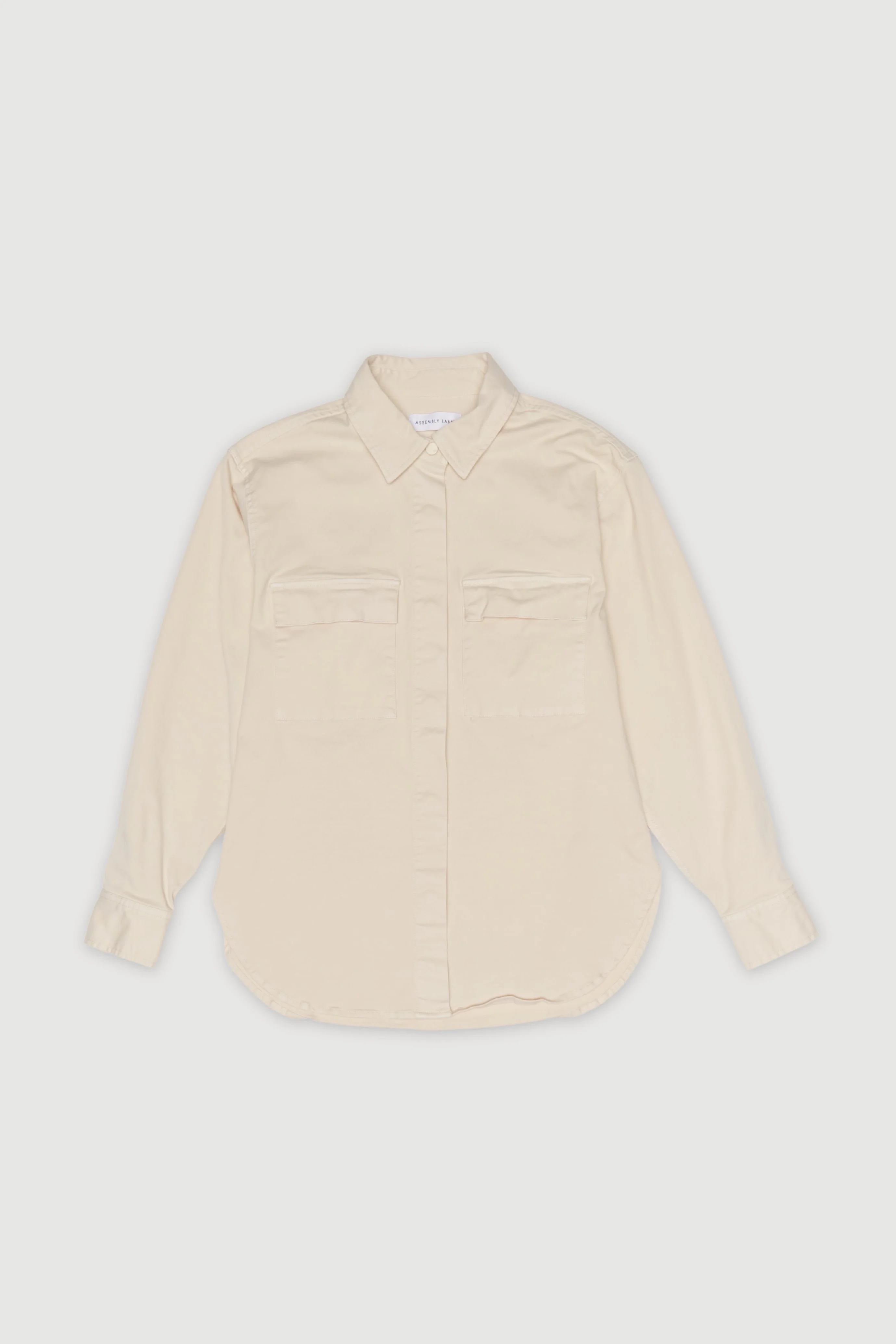 Re-Worn Womens Cotton Blend Long Sleeve Shirt