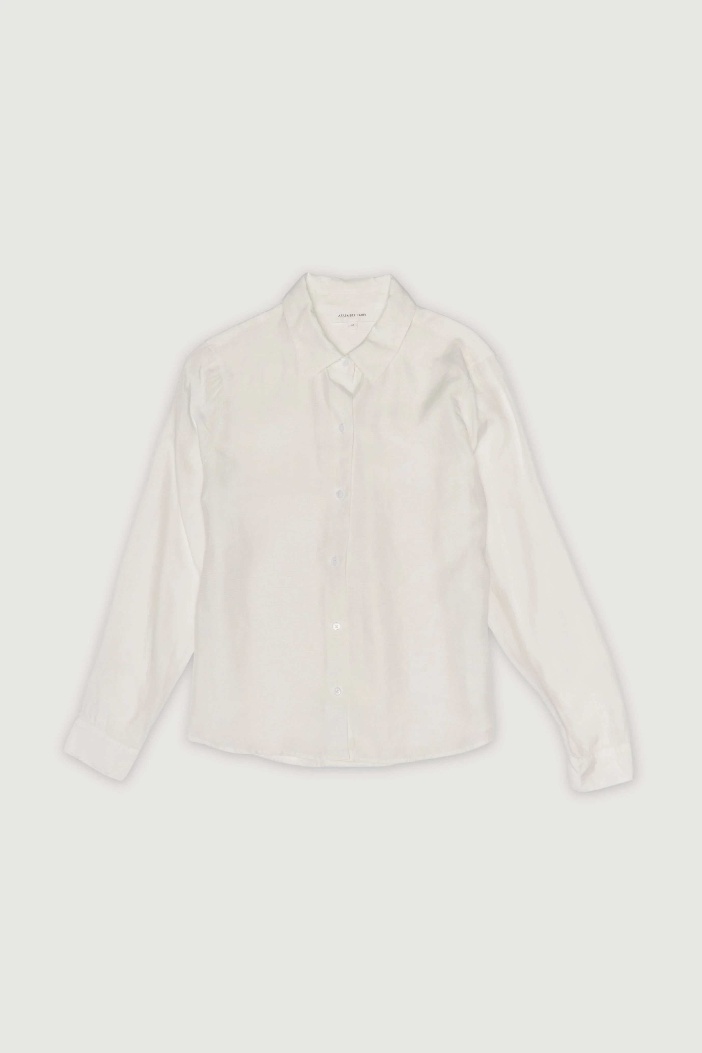 Re-Worn Womens Cotton Textured Long Sleeve Shirt