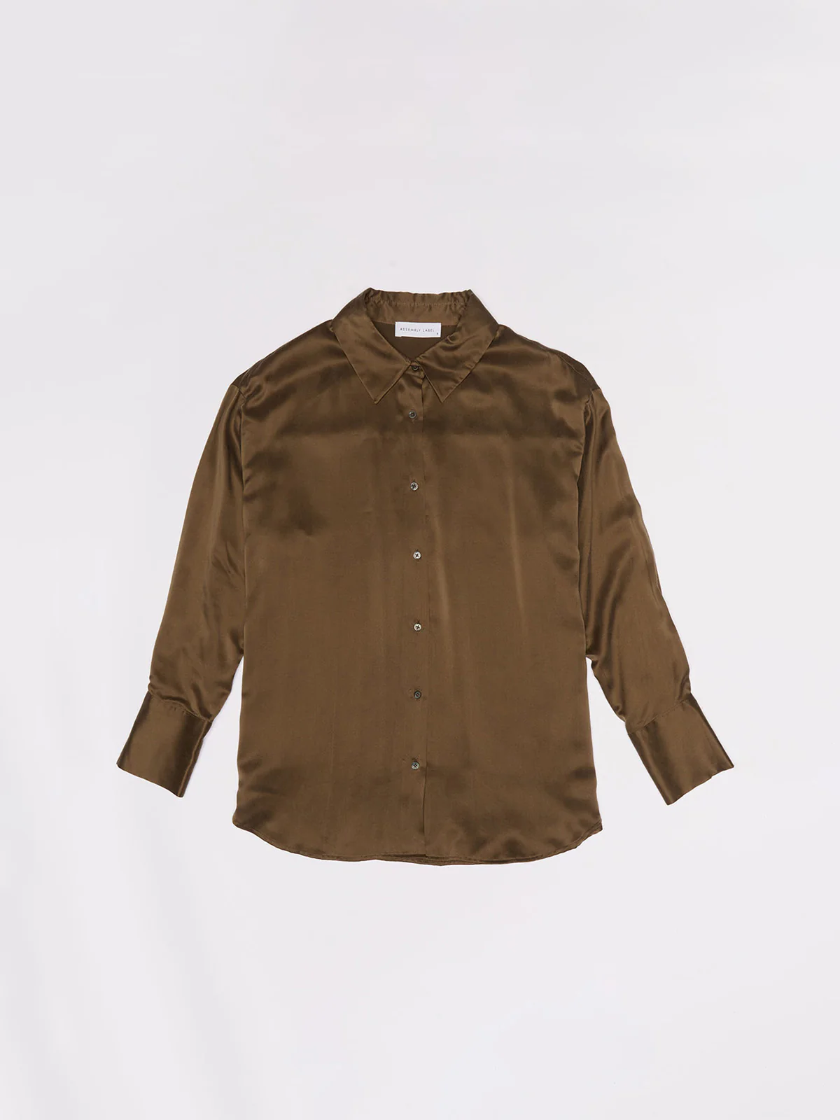 Re-Worn Womens Silk Long Sleeve Shirt