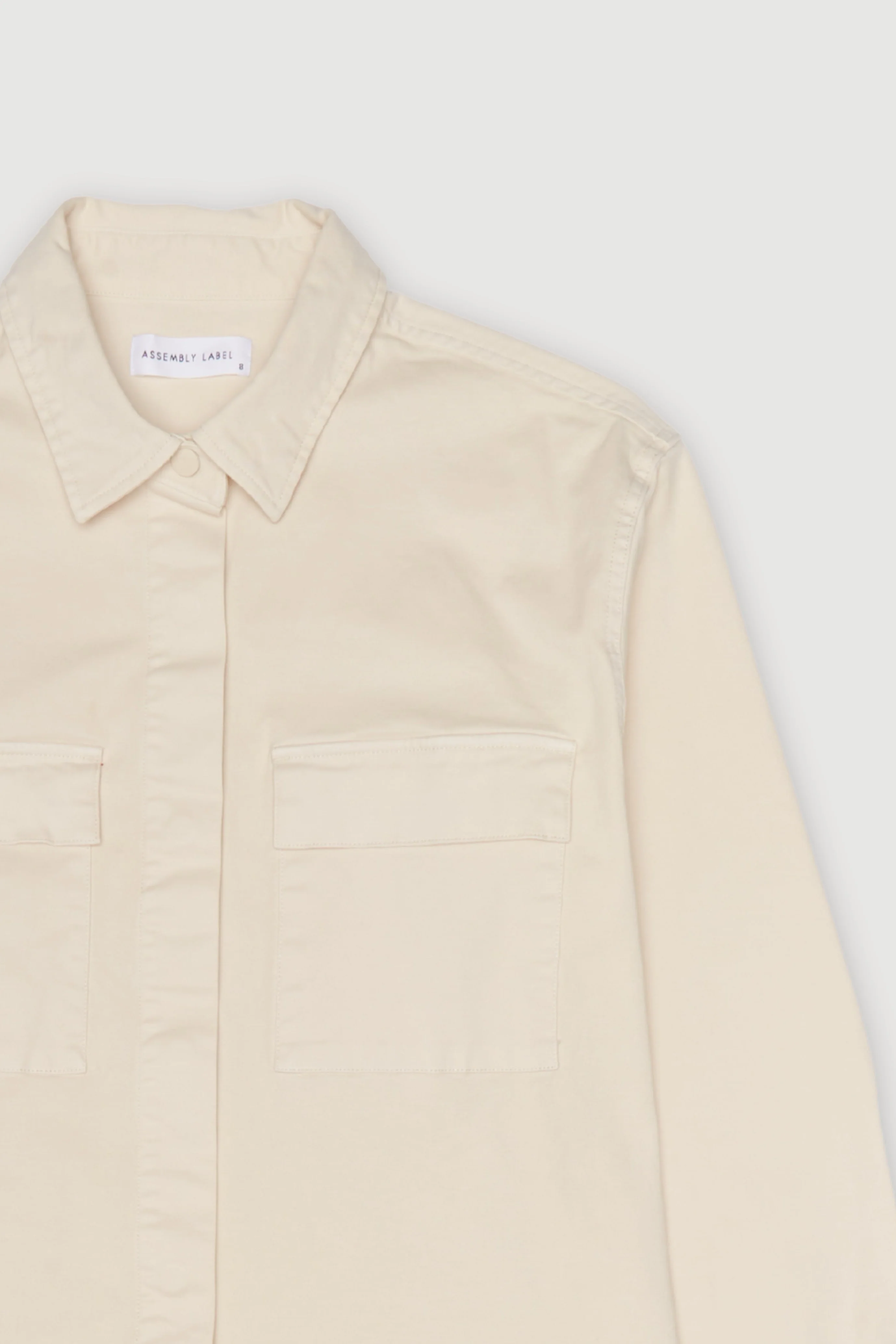 Re-Worn Womens Cotton Blend Long Sleeve Shirt - Image 2