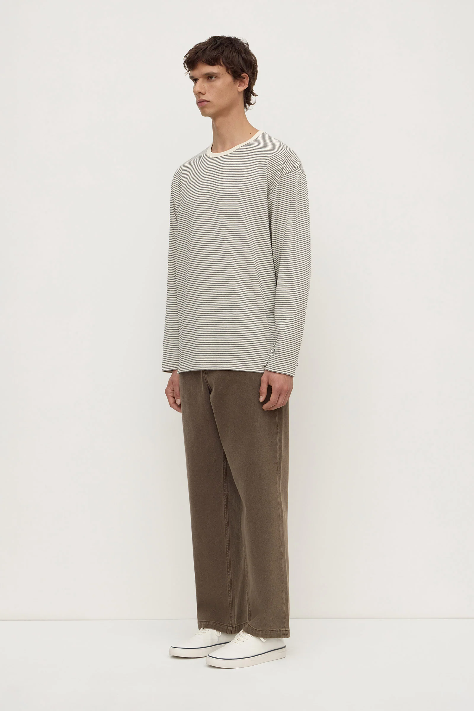 Malone Stripe Long Sleeve Tee - Image 4