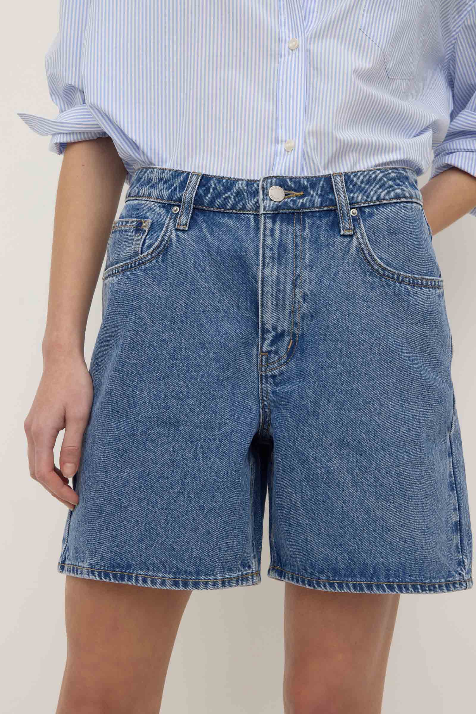 Mid Rise Vintage Denim Short - Image 2