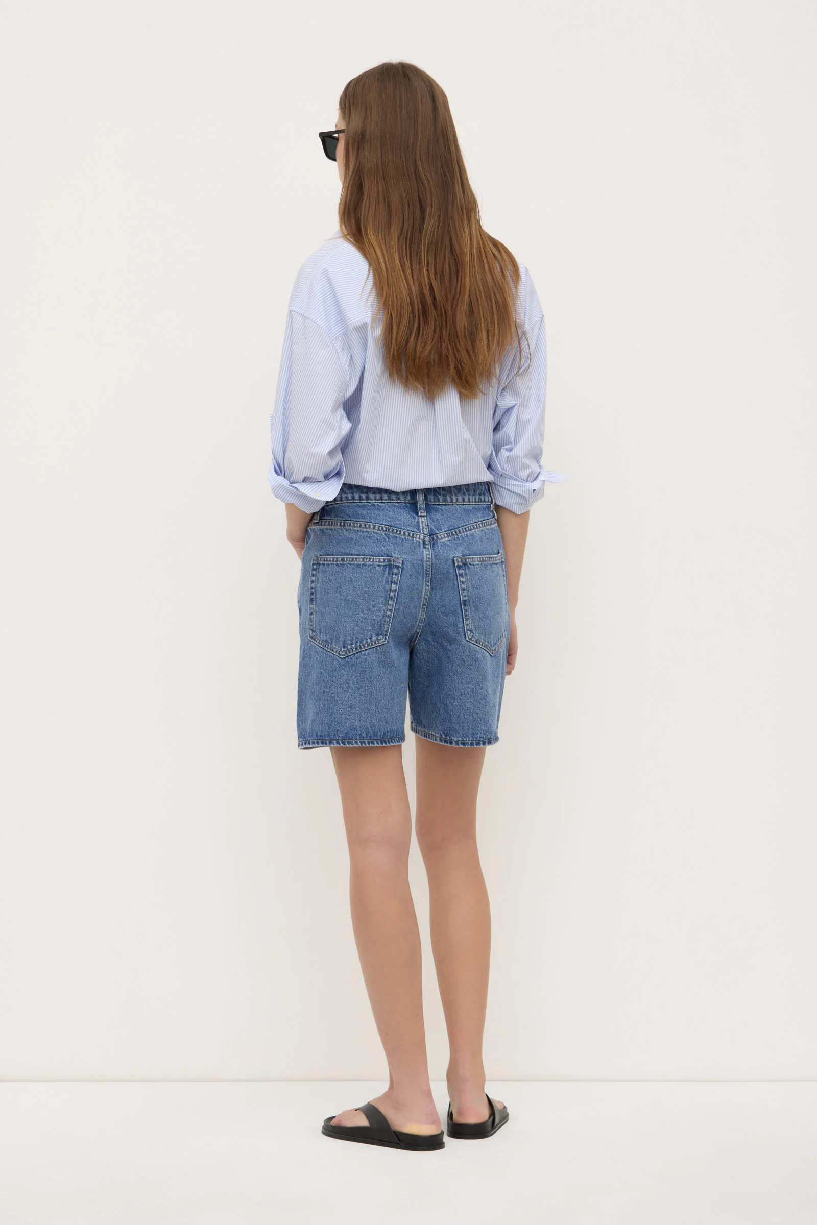 Mid Rise Vintage Denim Short - Image 4