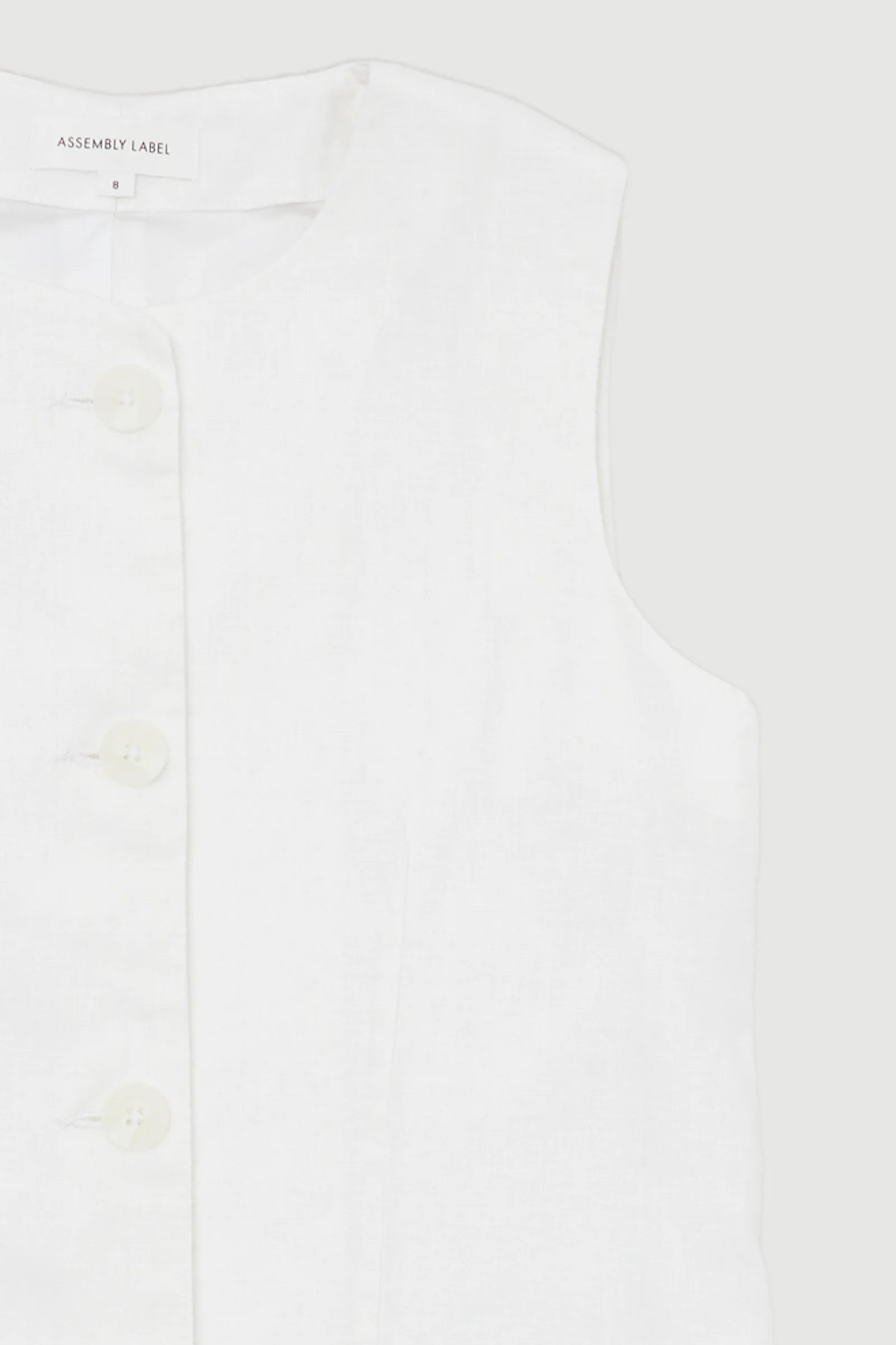 Re-Worn Womens Linen Mini Dress - Image 2