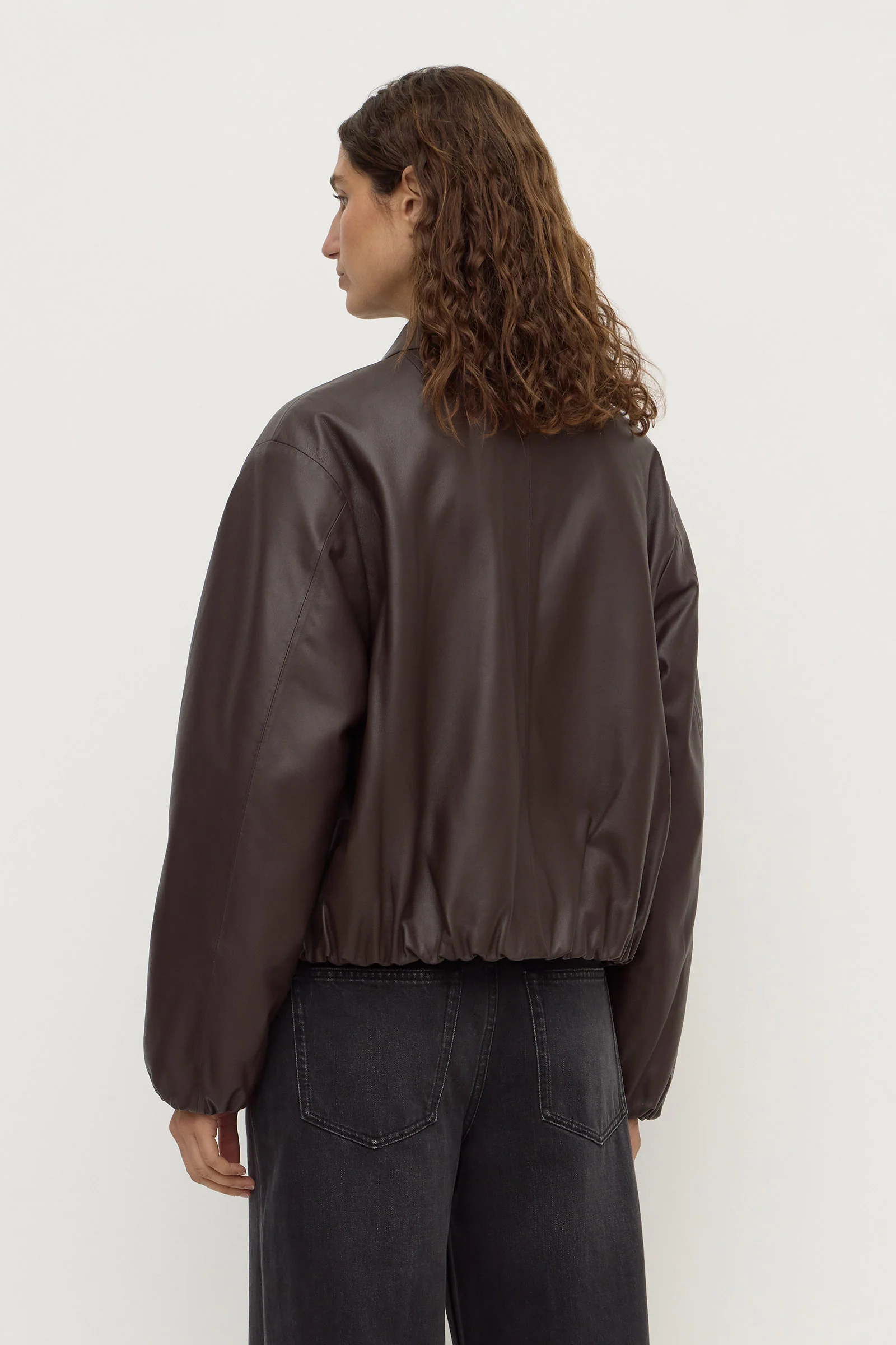 Myra Leather Bomber - Image 6
