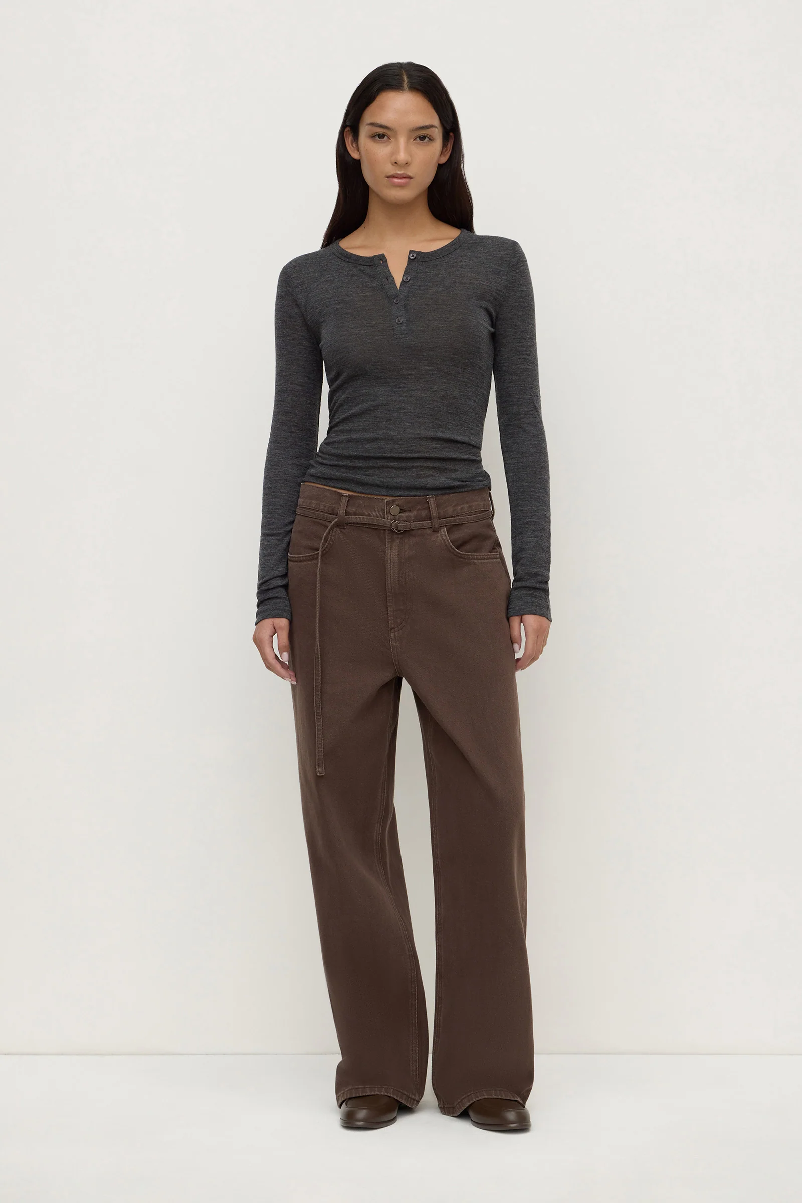 Nora Merino Wool Henley - Image 3