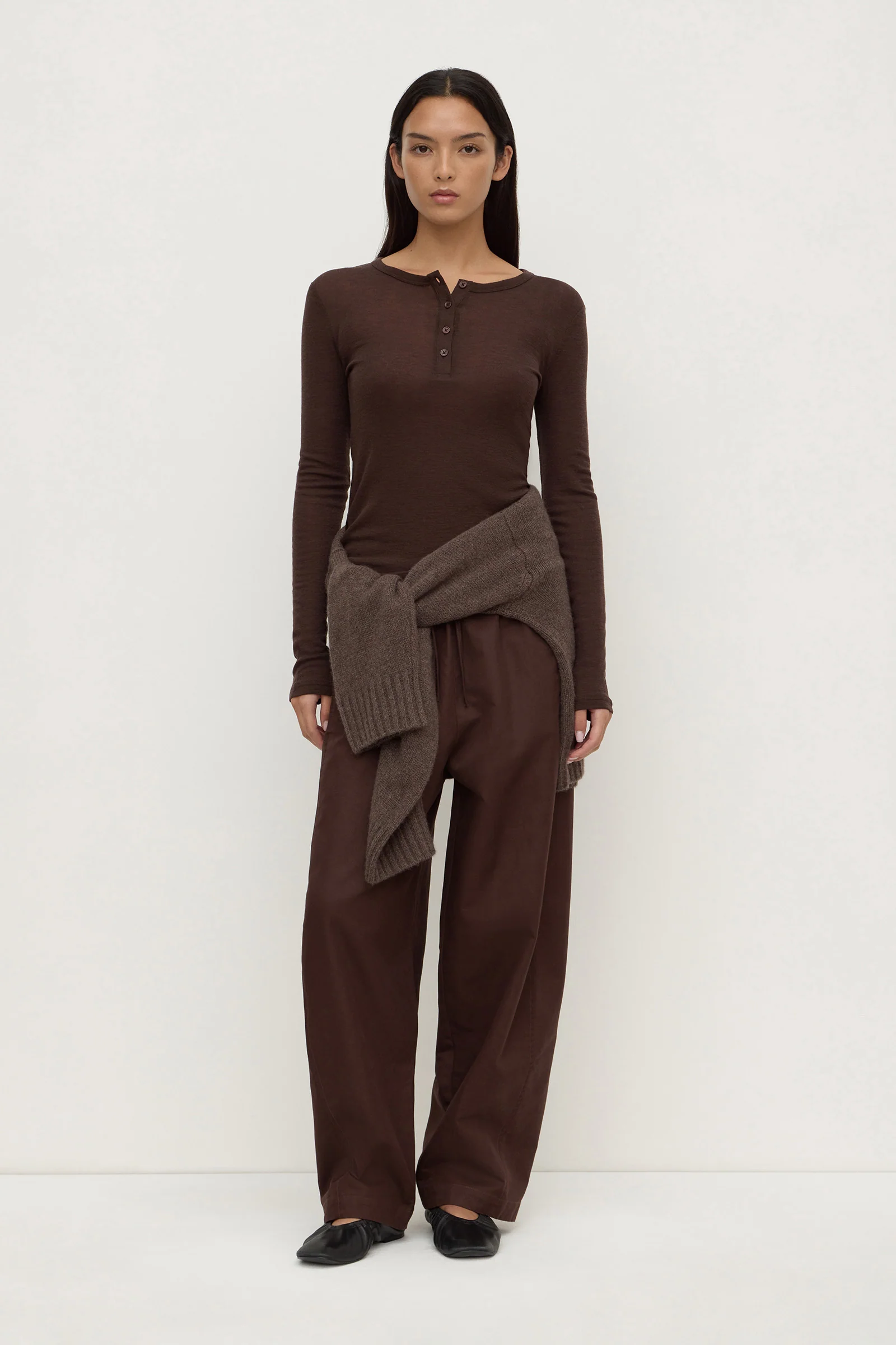 Nora Merino Wool Henley - Image 3