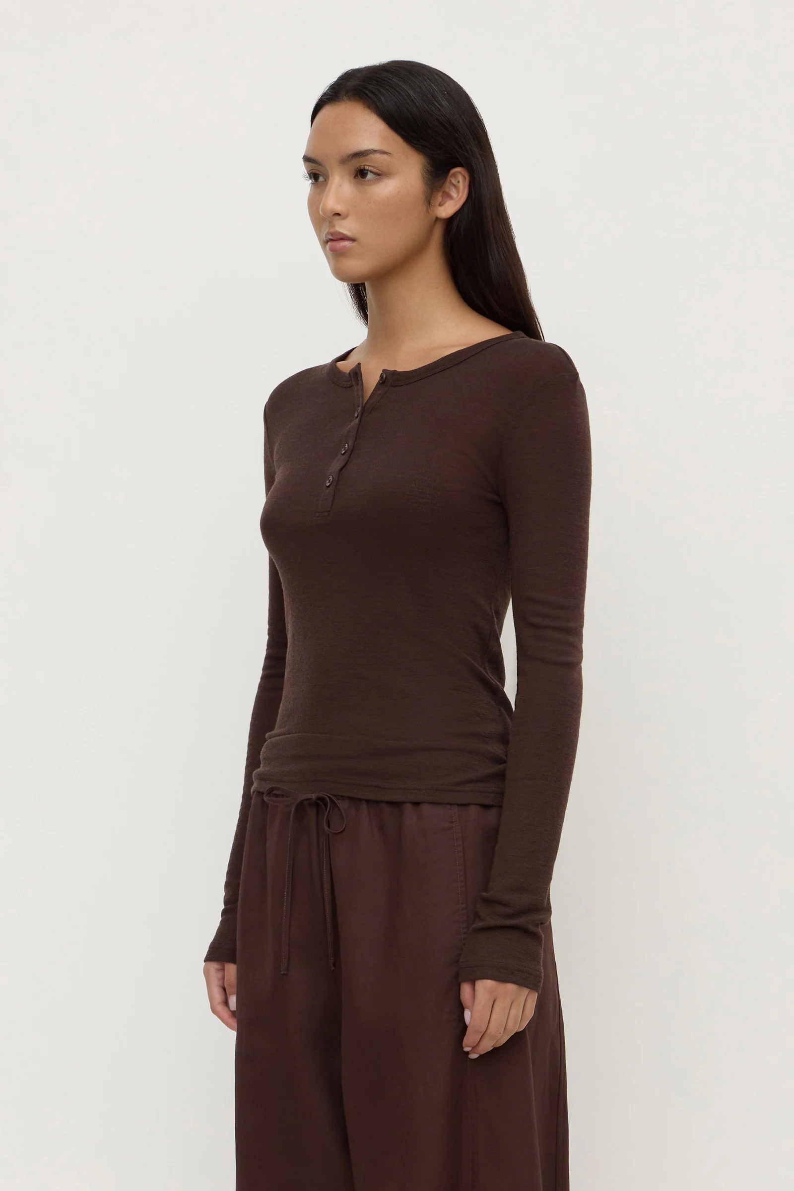 Nora Merino Wool Henley - Image 5