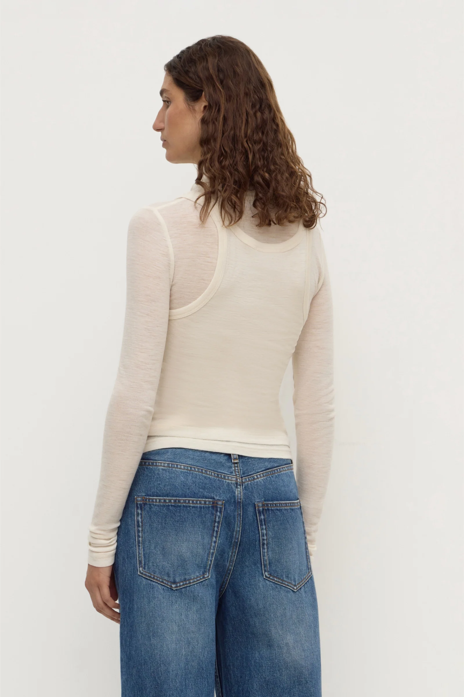 Nora Merino Wool Layered Turtleneck - Image 6
