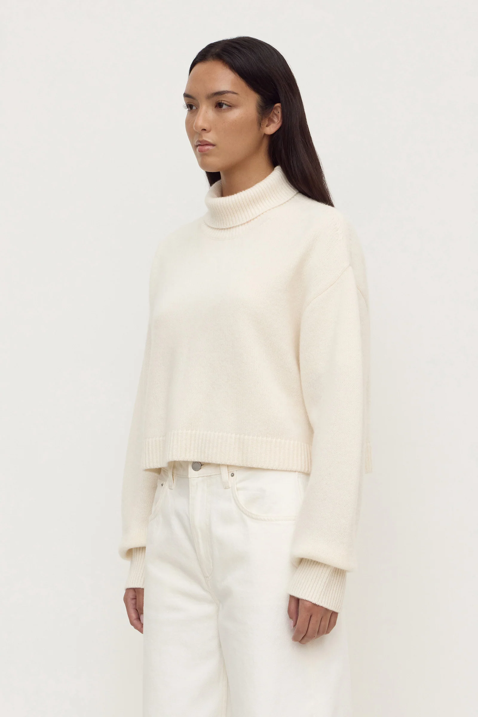 Paris Wool Cashmere Knit Turtleneck - Image 5