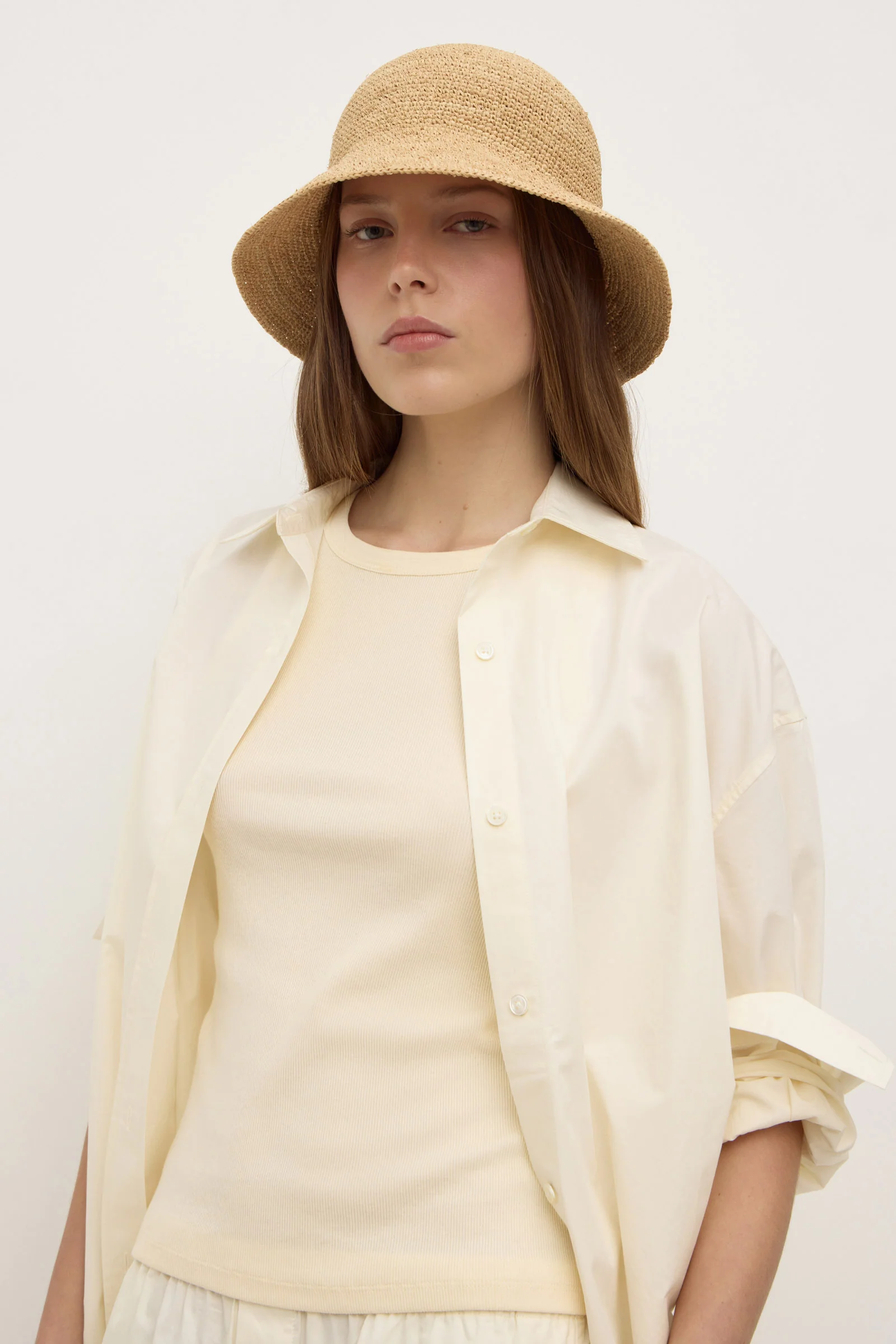 Raffia Bucket Hat - Image 3
