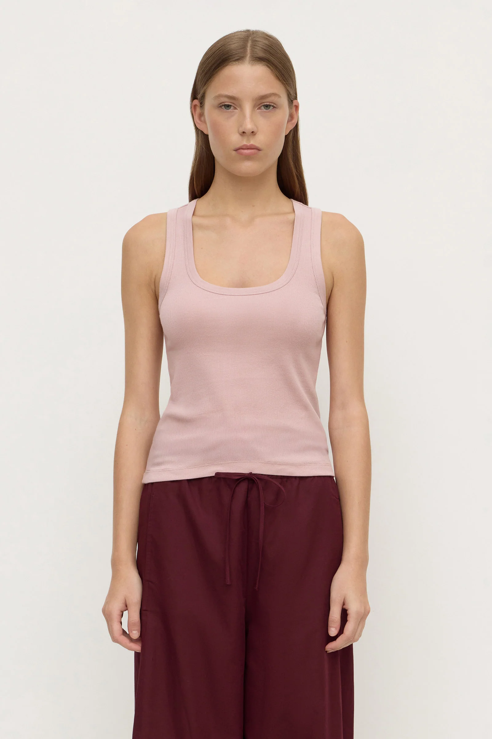 Robyn Scoop Neck Rib Tank
