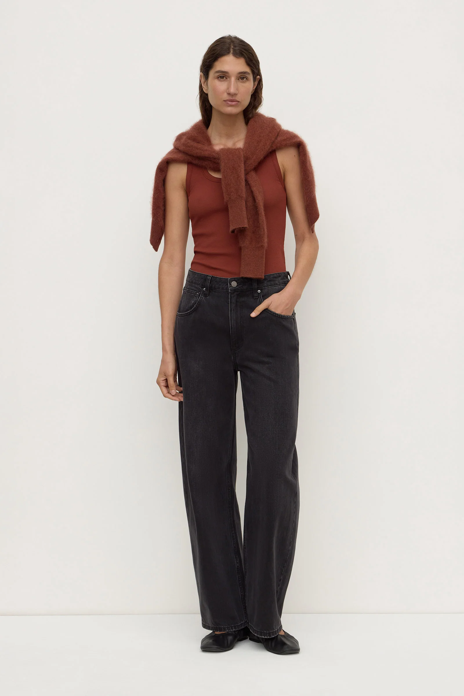 Robyn Scoop Neck Rib Tank - Image 4