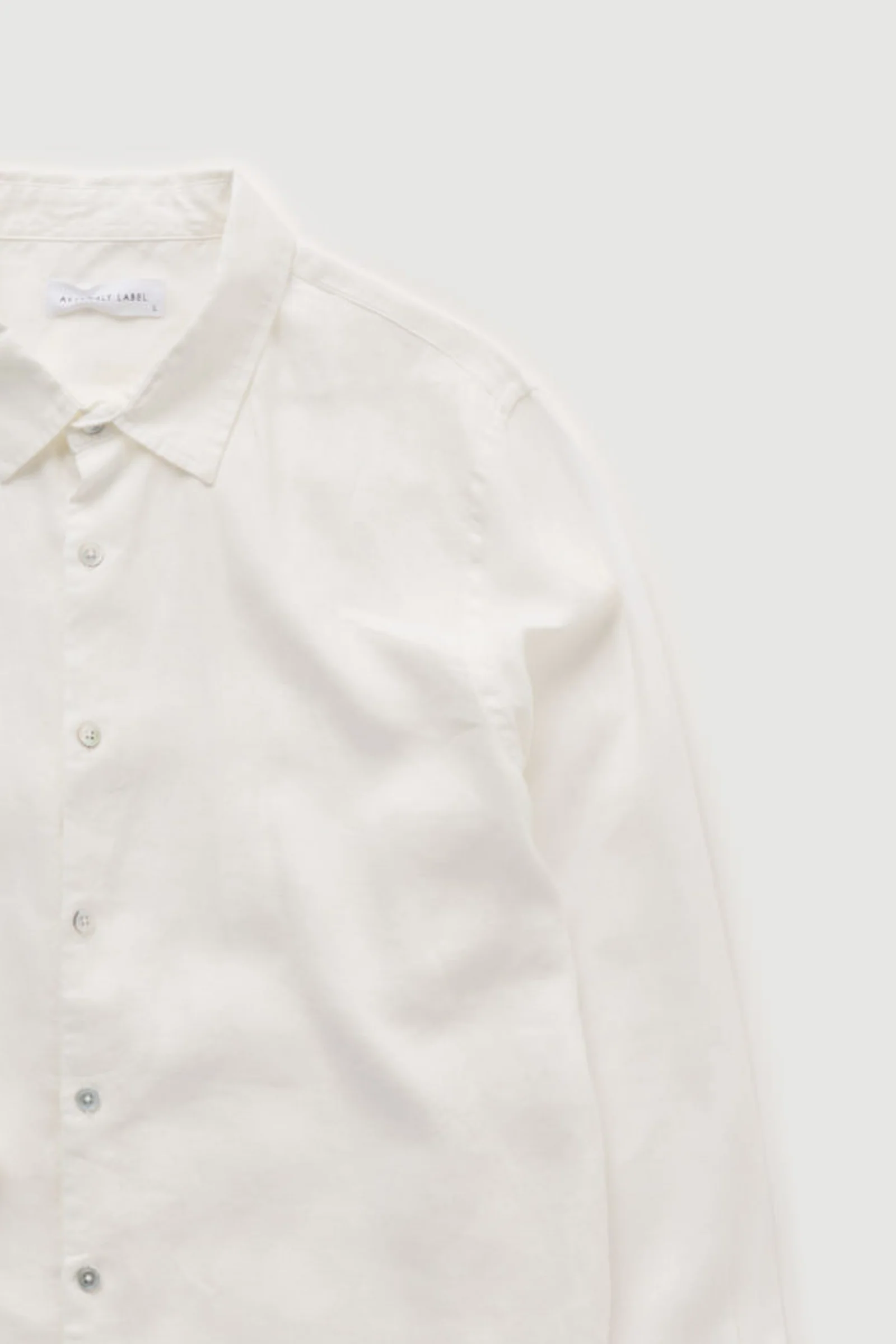 Re-Worn Mens Linen Shirt - Image 2