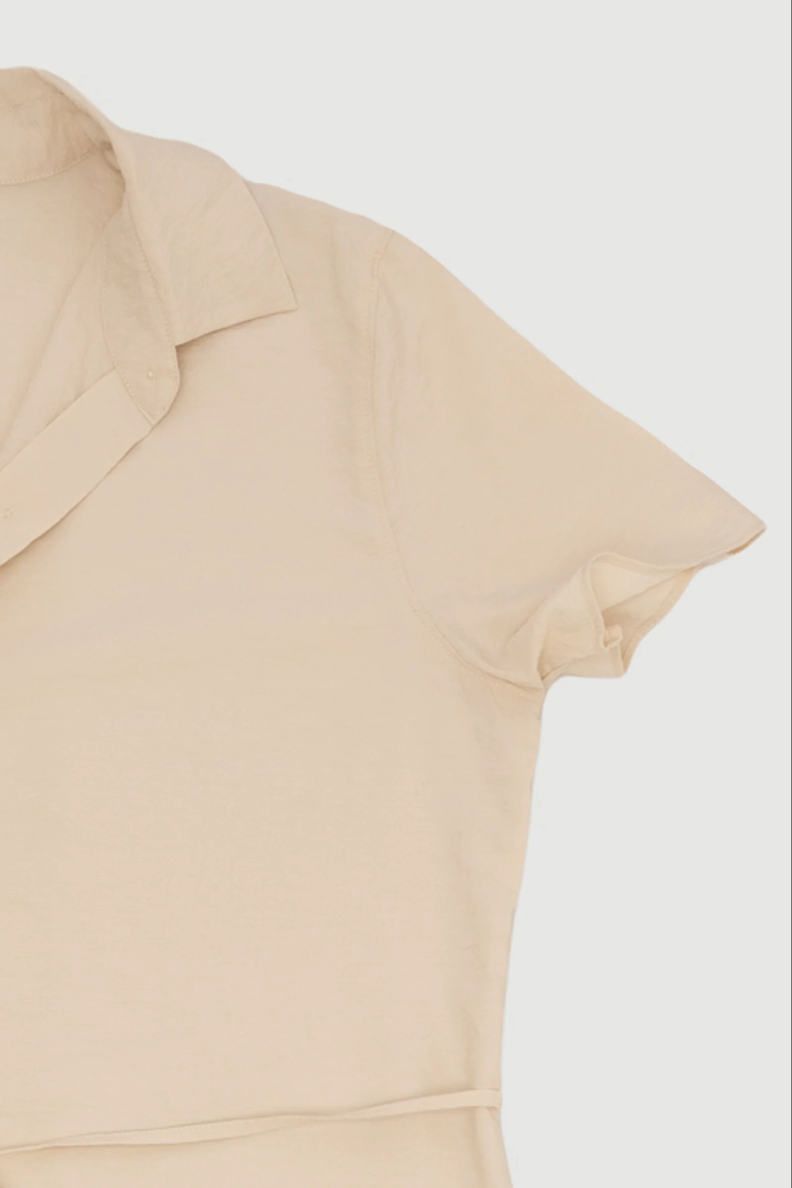 Re-Worn Womens Silk Blend Textured Shirt Dress - Image 2