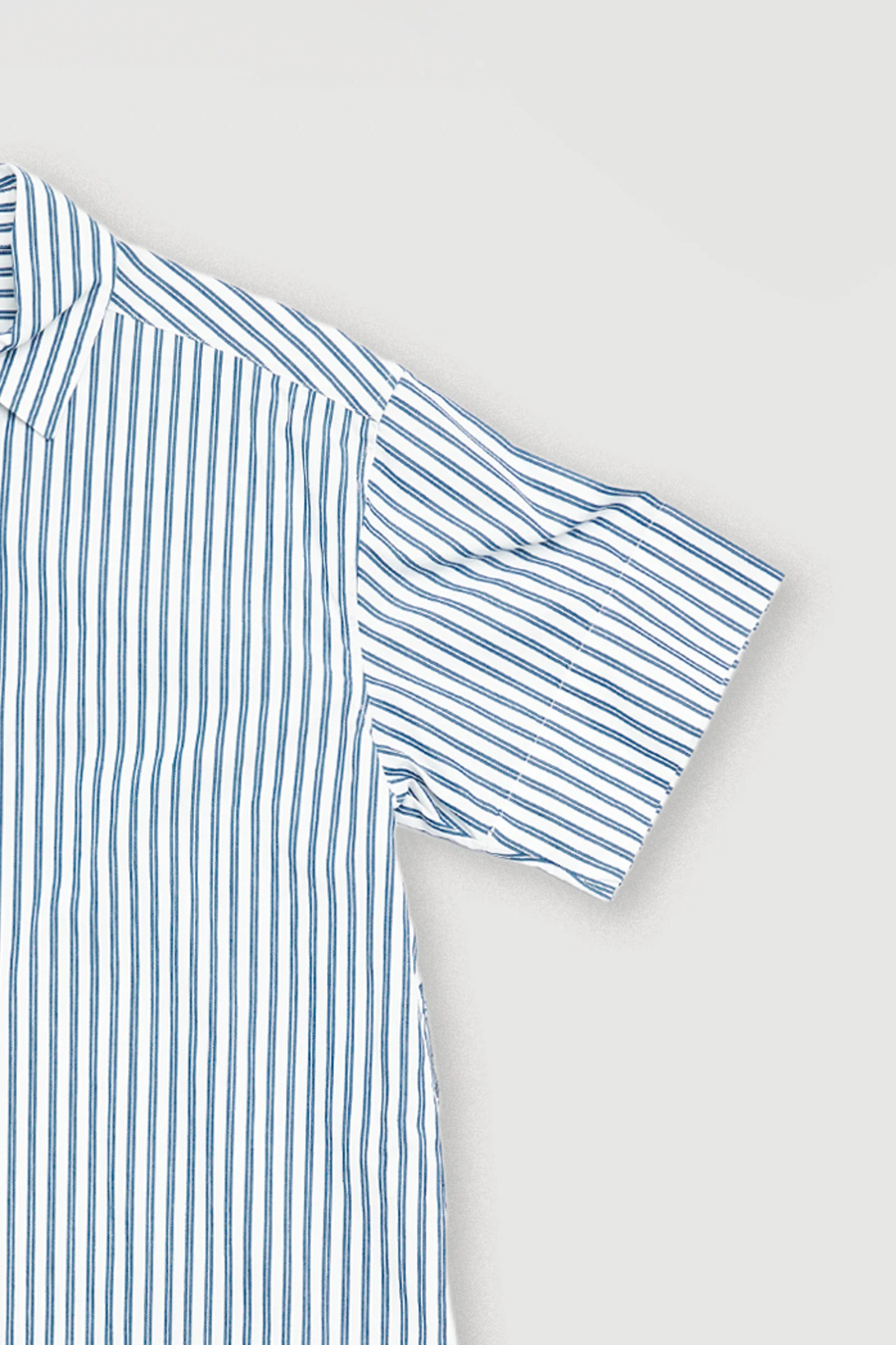 Re-Worn Womens Cotton Stripe Shirt Dress - Image 2