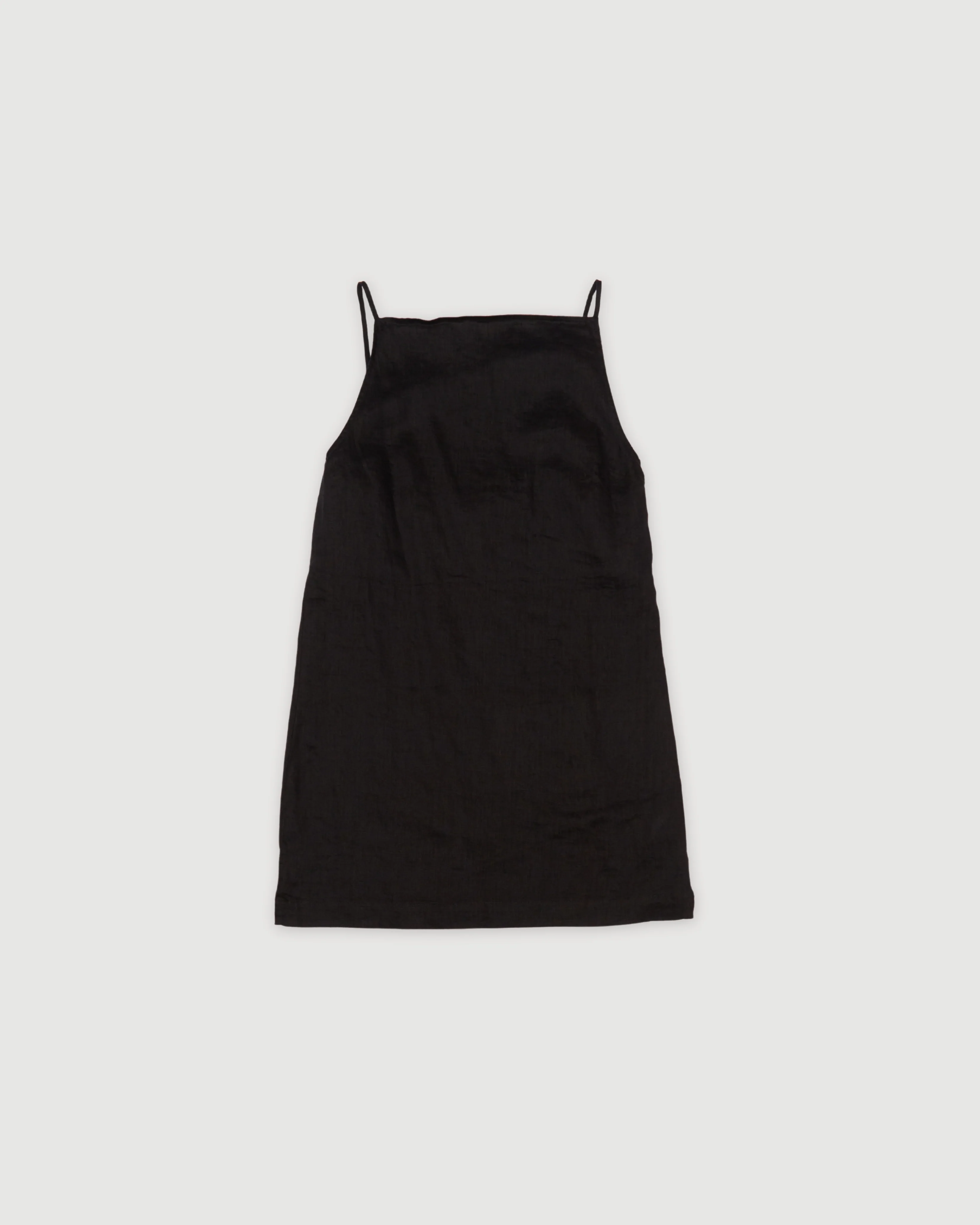 Re-Worn Womens Linen Textured Slip Dress