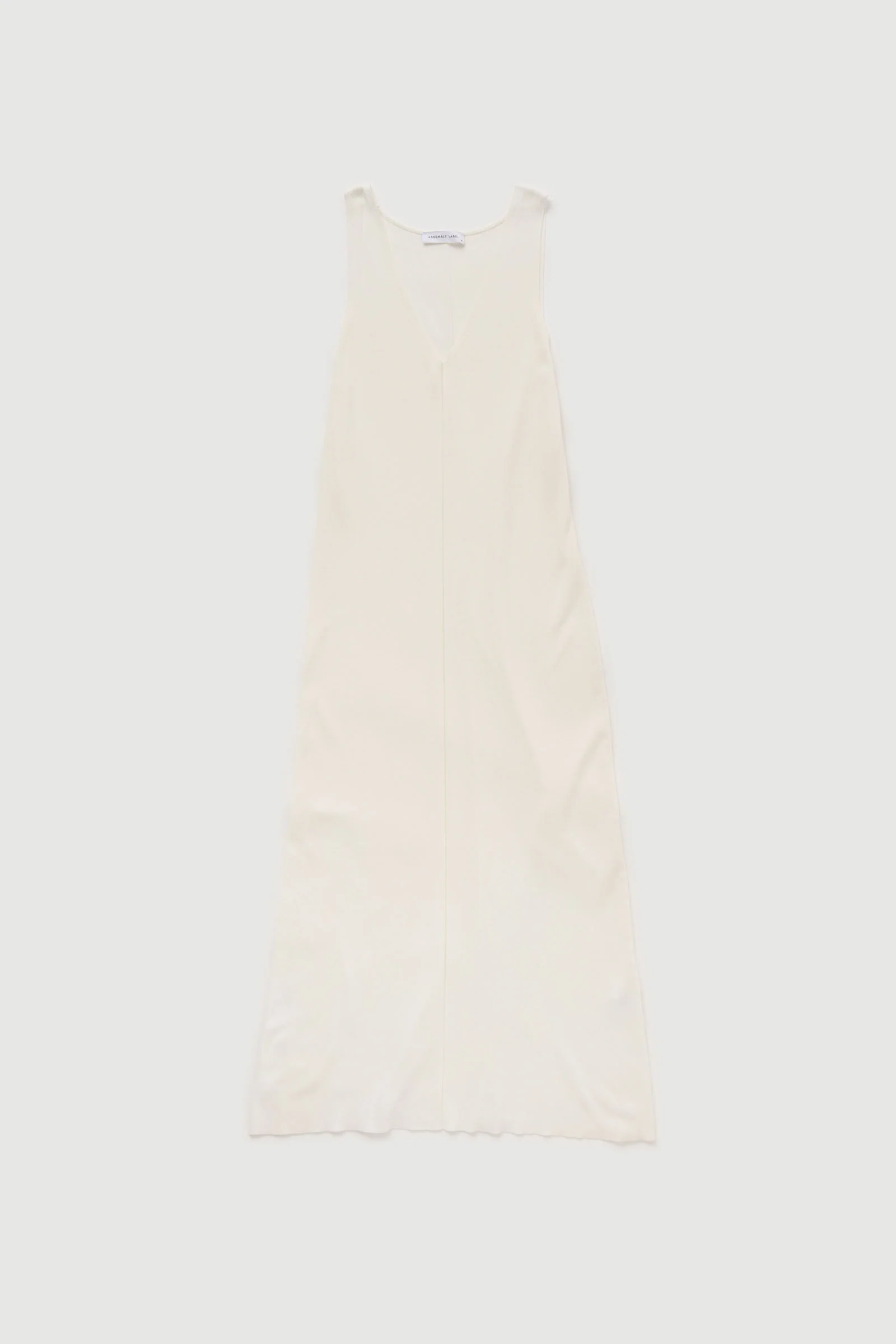 Re-Worn Womens Cotton Blend Textured Slip Dress