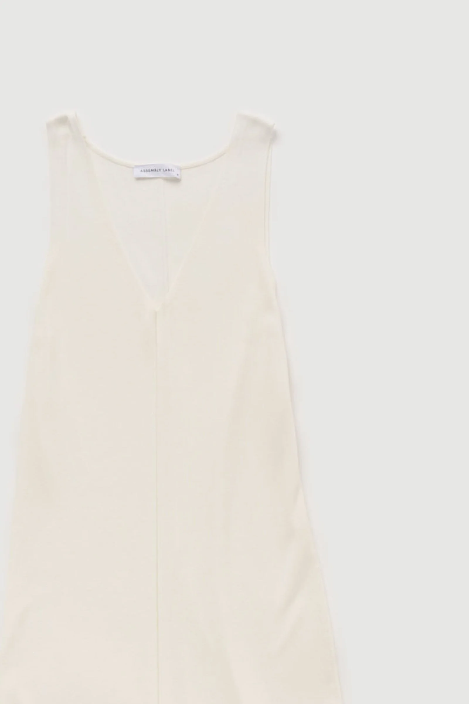 Re-Worn Womens Cotton Blend Textured Slip Dress - Image 2