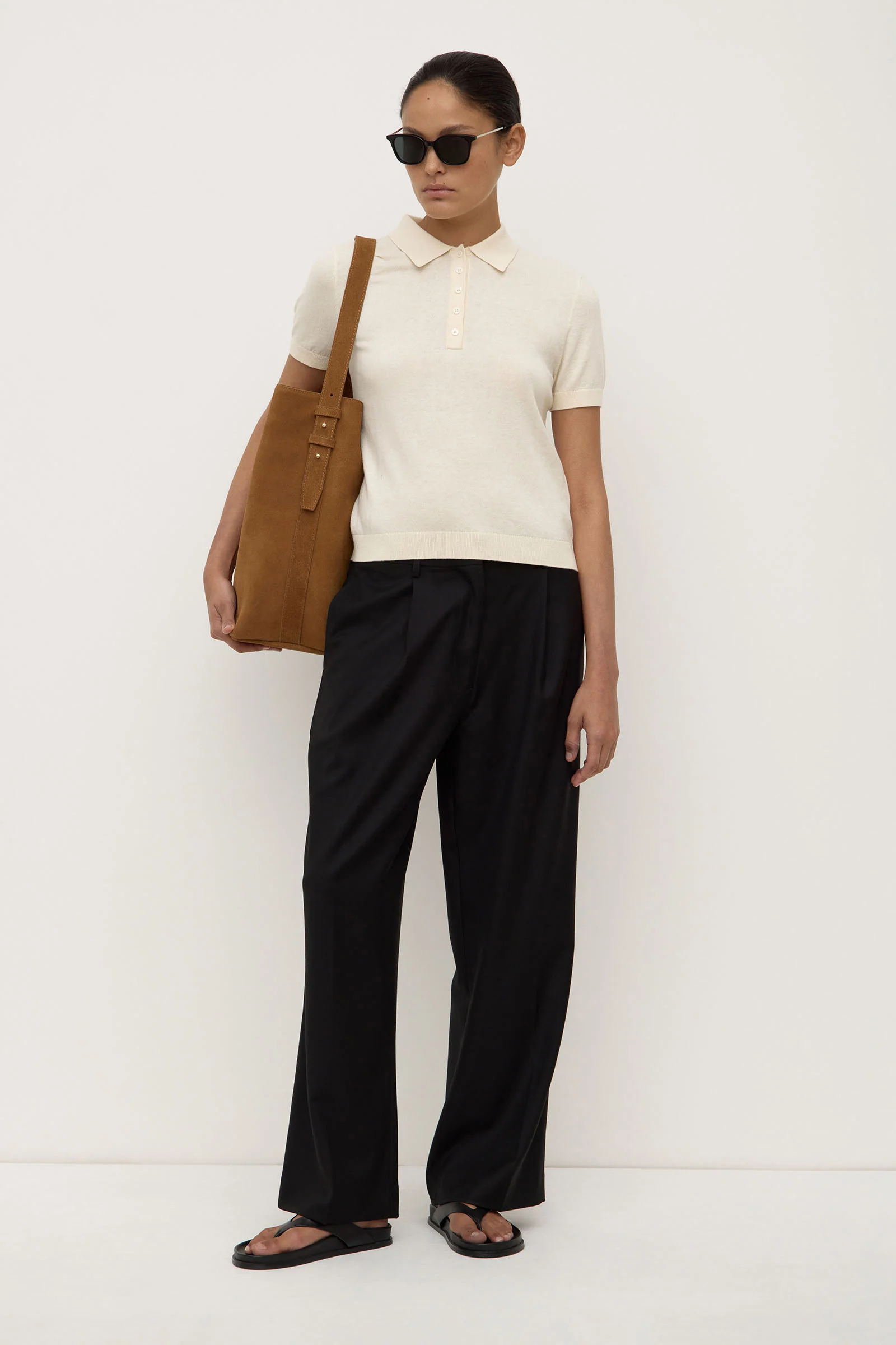 Sloane Cotton Cashmere Polo