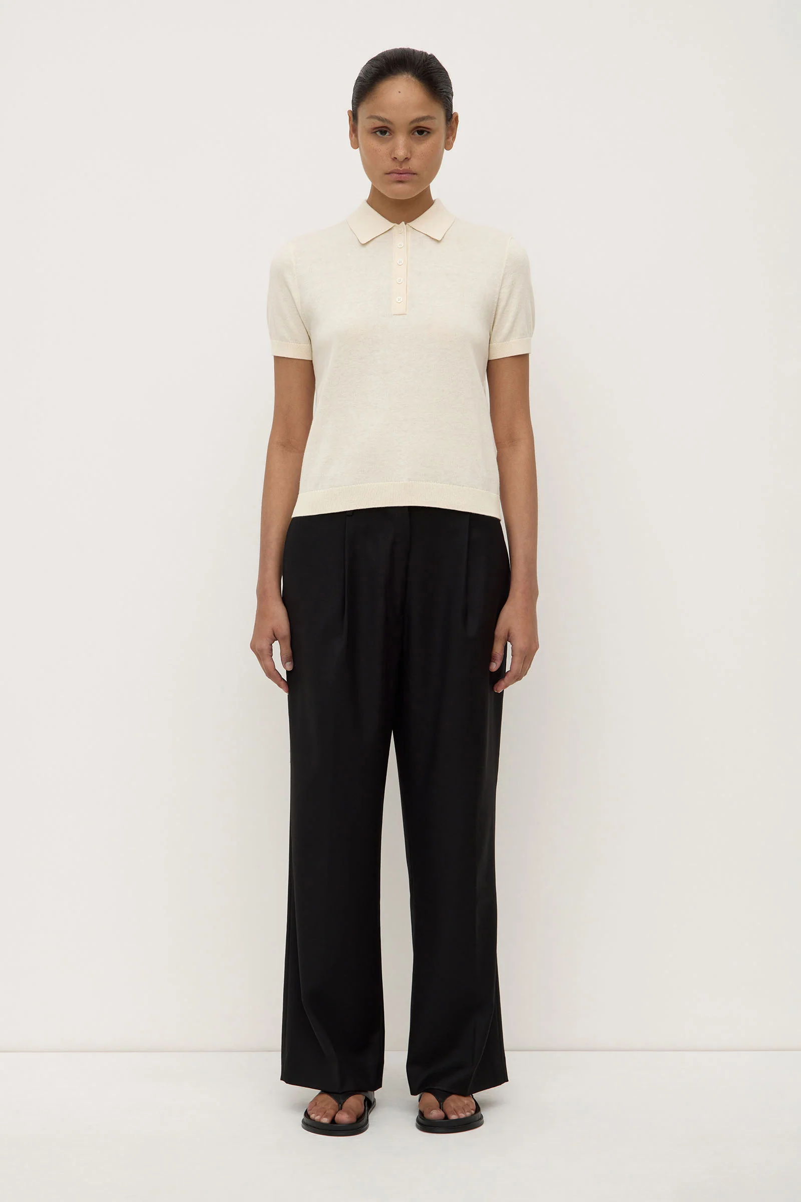 Sloane Cotton Cashmere Polo - Image 3