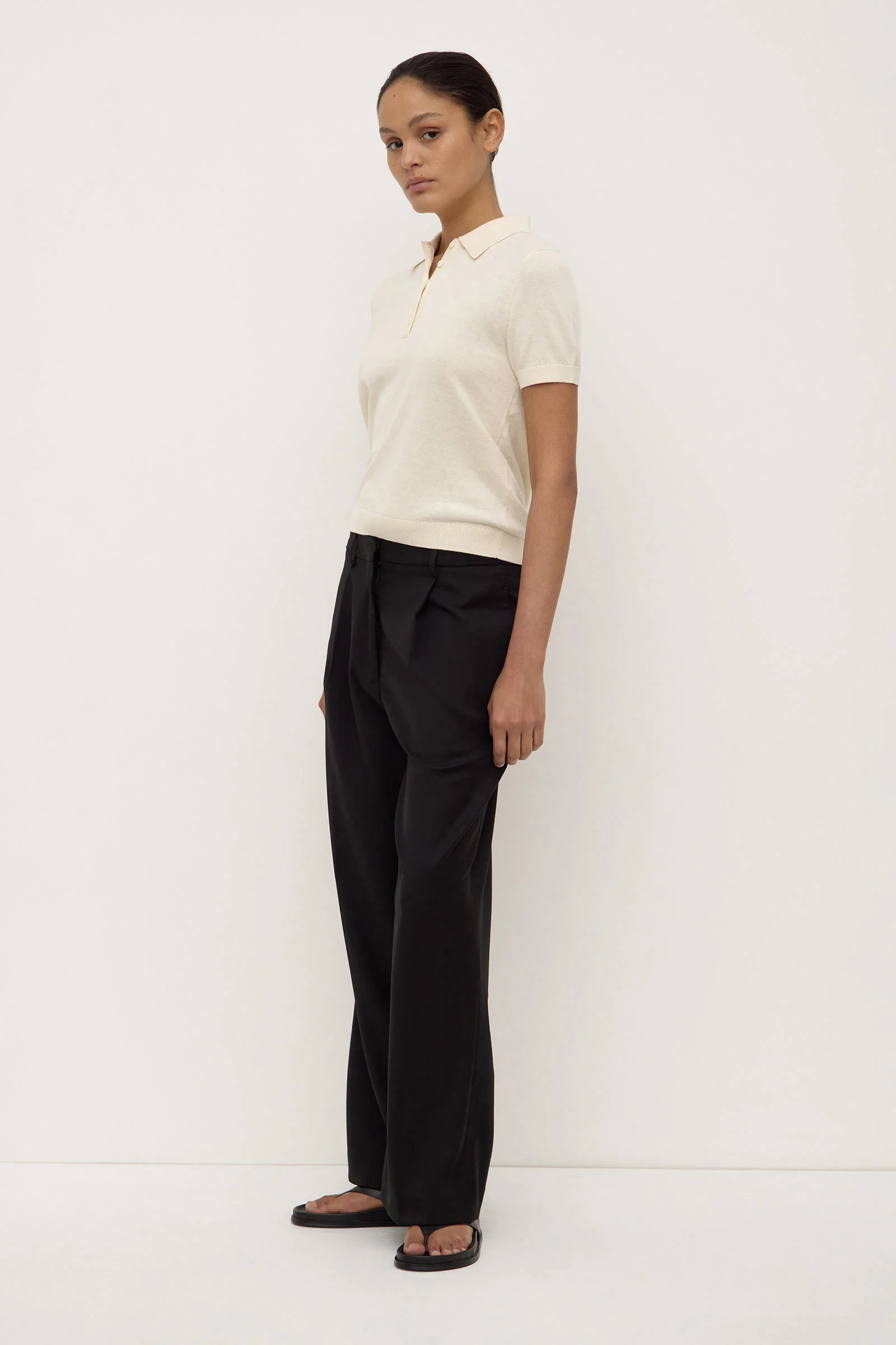 Sloane Cotton Cashmere Polo - Image 4