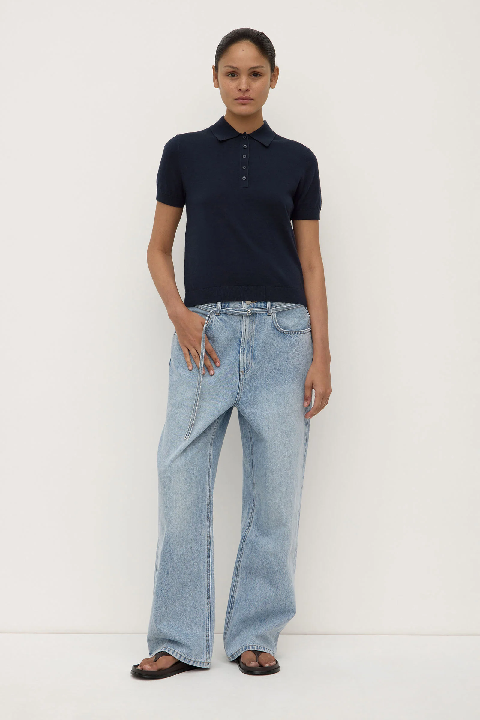 Sloane Cotton Cashmere Polo - Image 4
