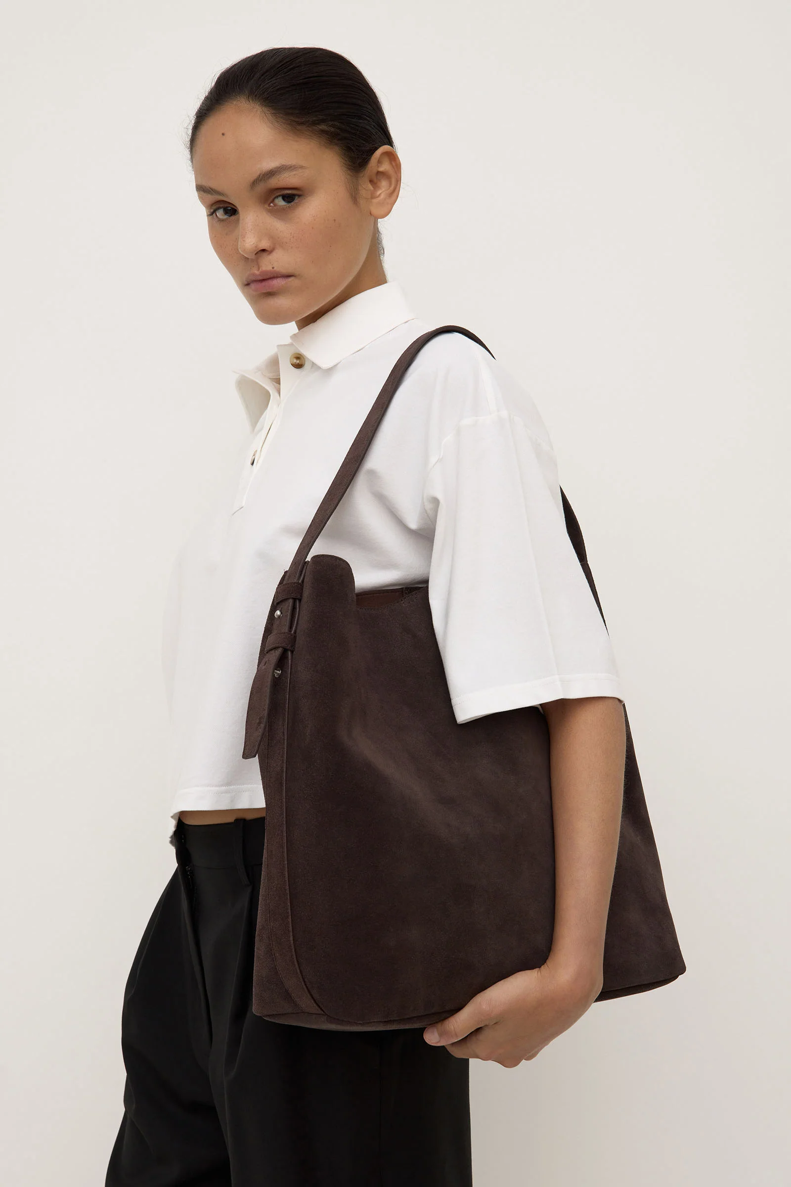 Sonny Suede Shoulder Bag - Image 3