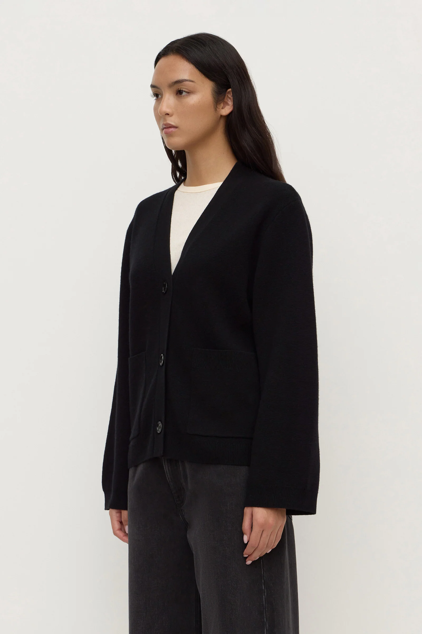 Tamsin Wool Cashmere Knit Cardigan - Image 5