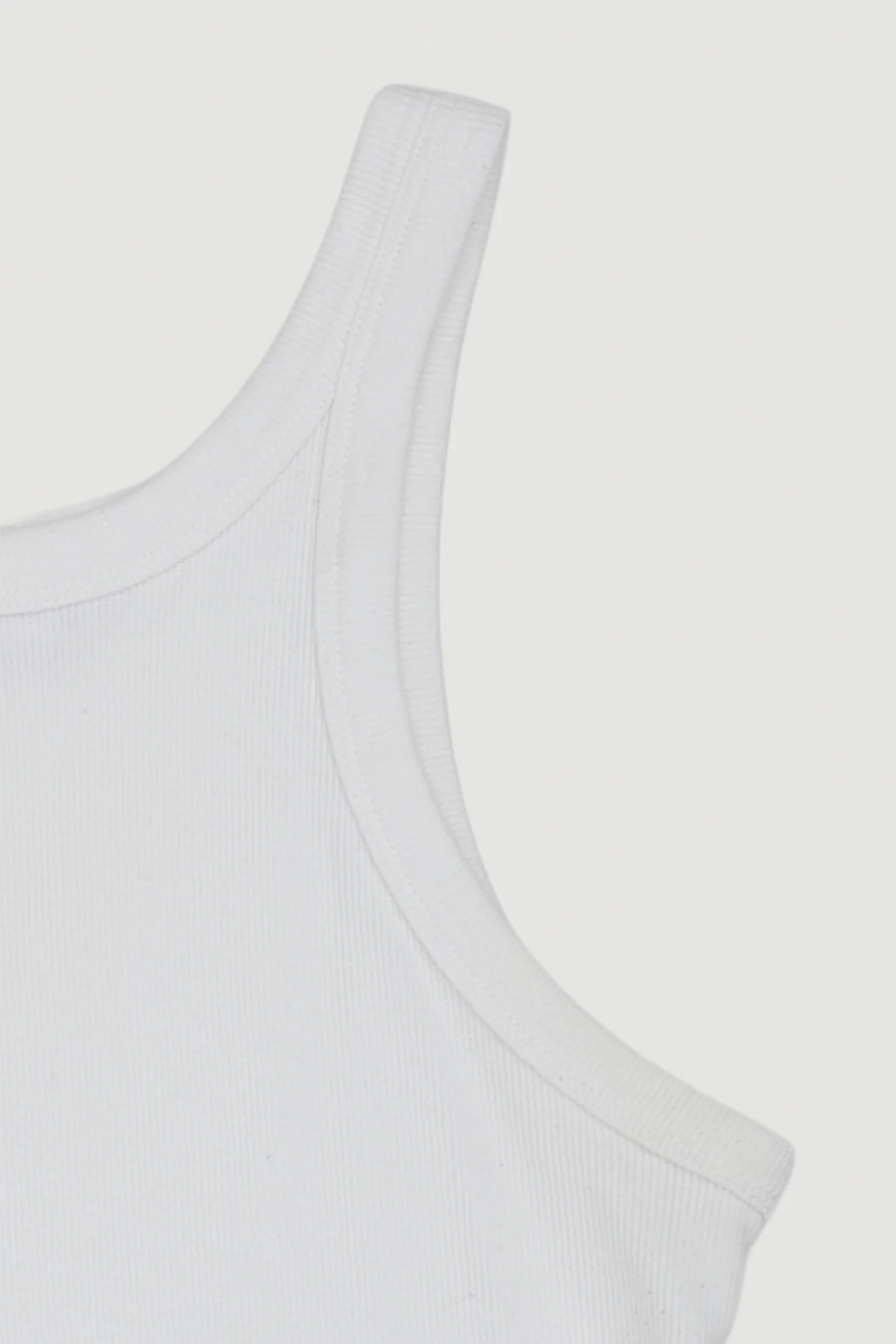 Re-Worn Womens Cotton Blend Textured Tank - Image 2
