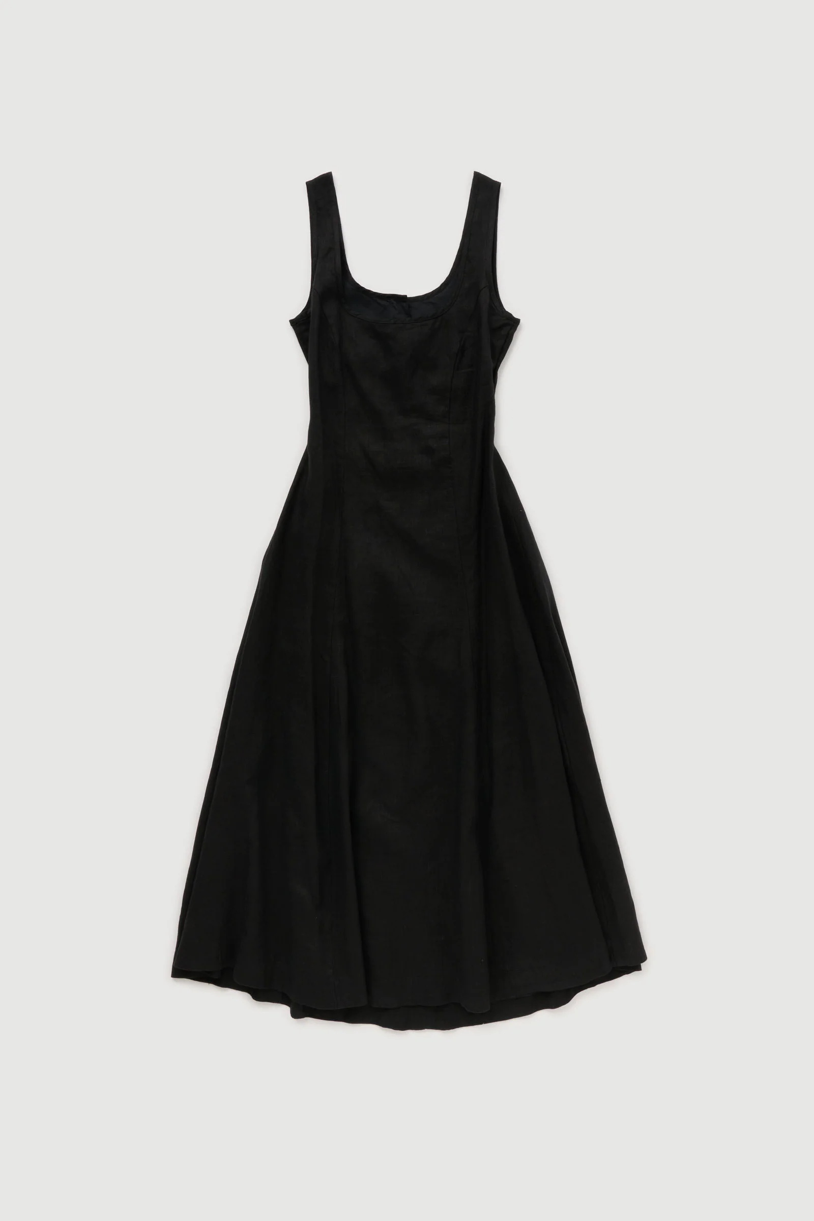 Re-Worn Womens Linen Textured Tank Dress