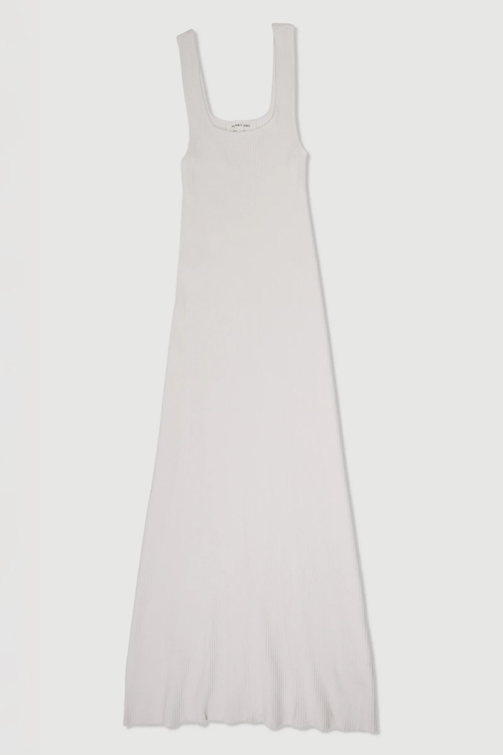 Re-Worn Womens Cotton Blend Textured Tank Dress