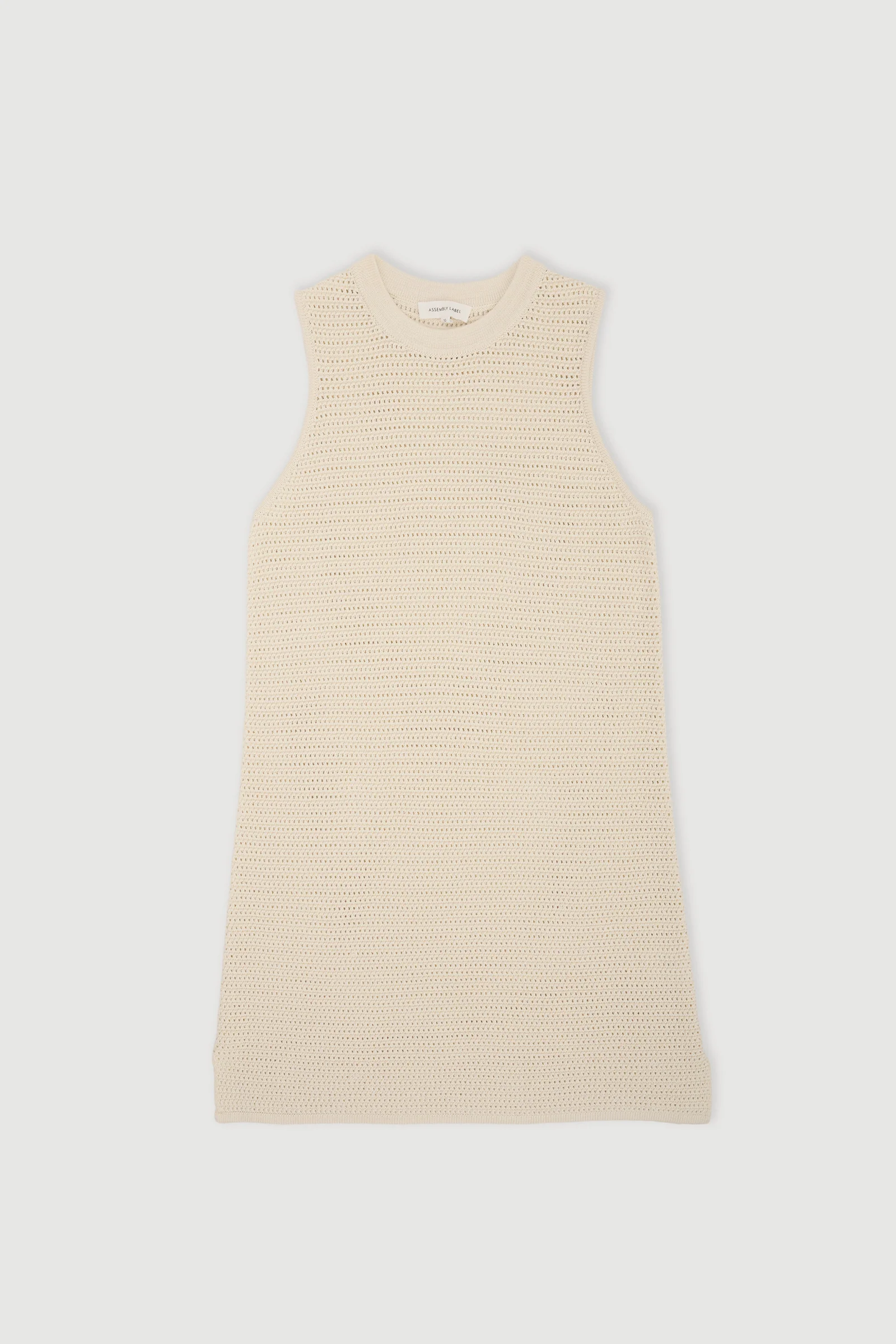 Re-Worn Womens Cotton Blend Textured Dress