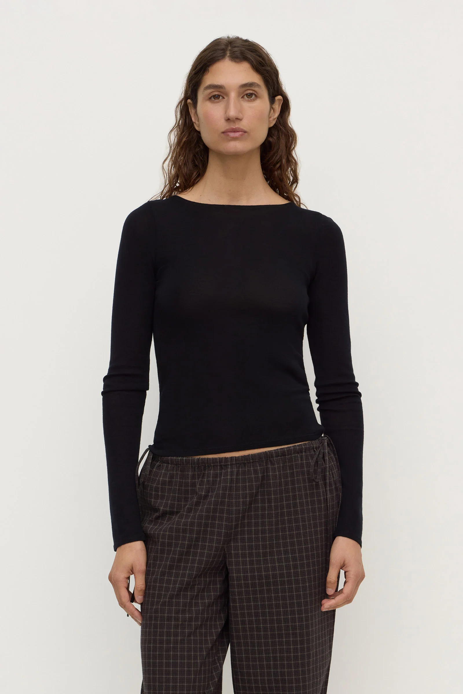 Tatiana Wool Long Sleeve Top